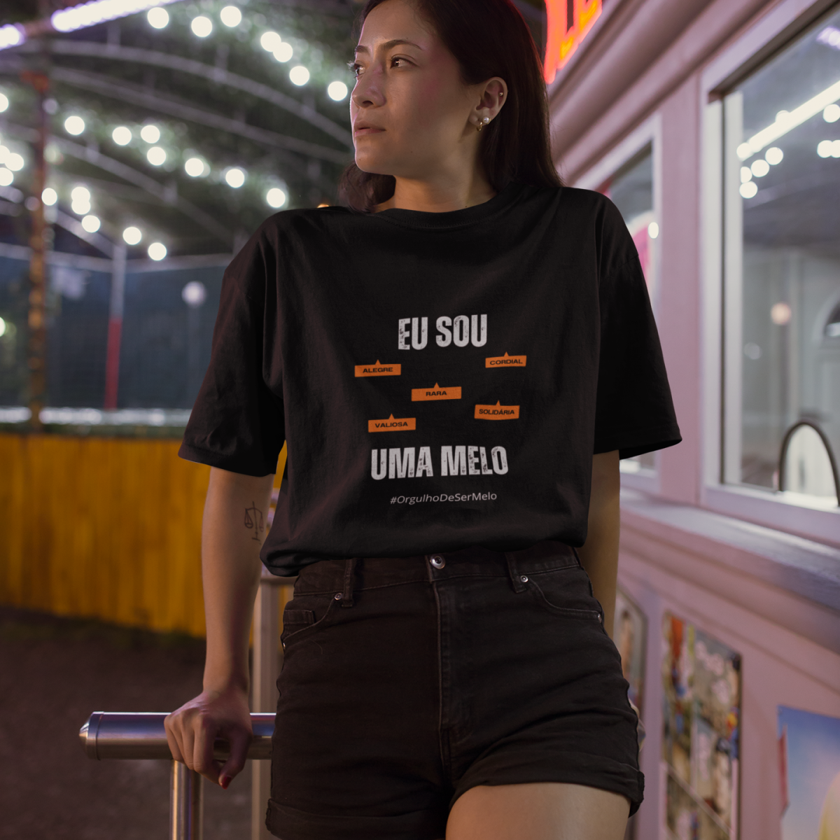 Camiseta Feminina Eu Sou Uma Melo – Nome Que Representa (Malha Quality)