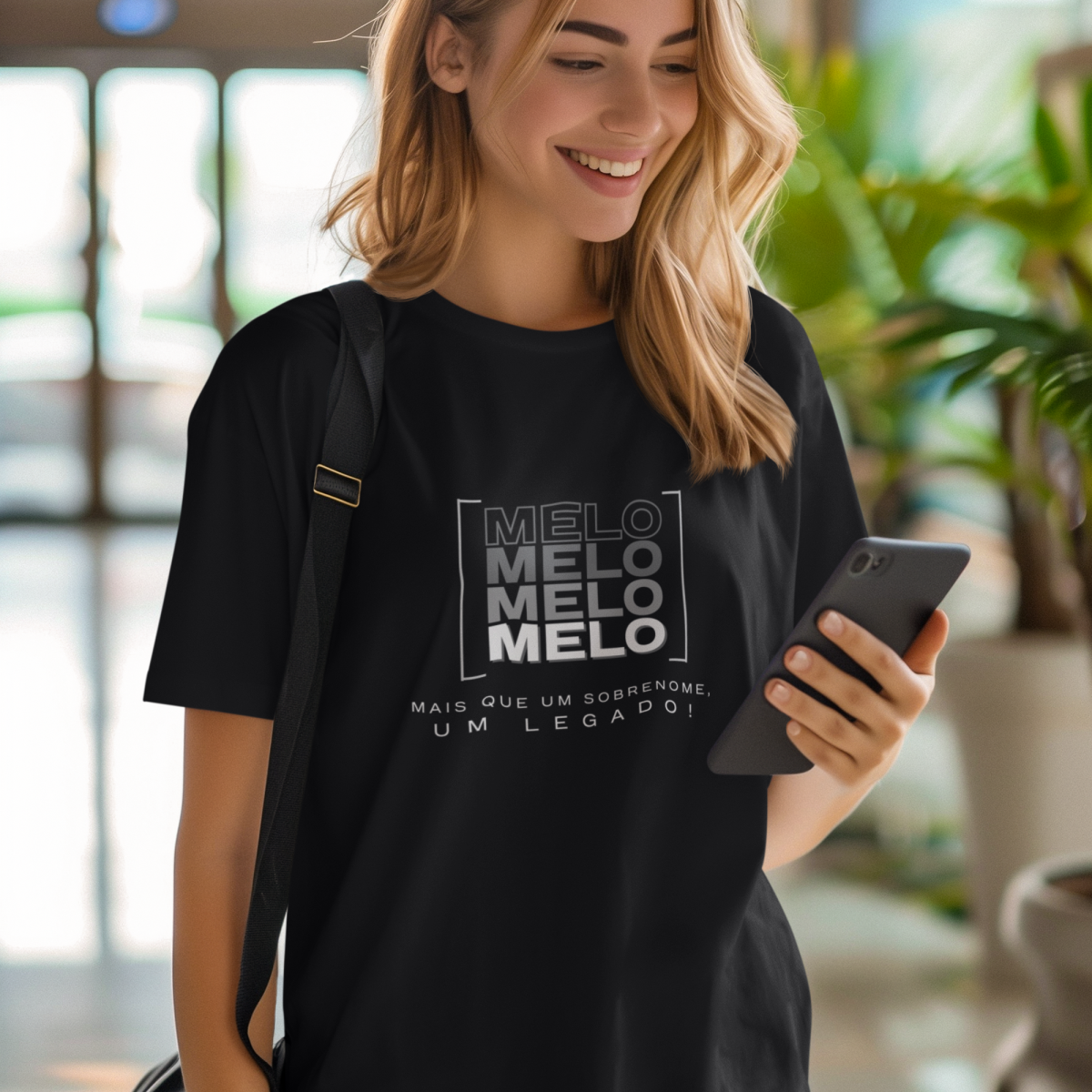 Camiseta Unissex “Melo, Mais que um Sobrenome, um Legado!” – Vista o Legado (Malha Quality)