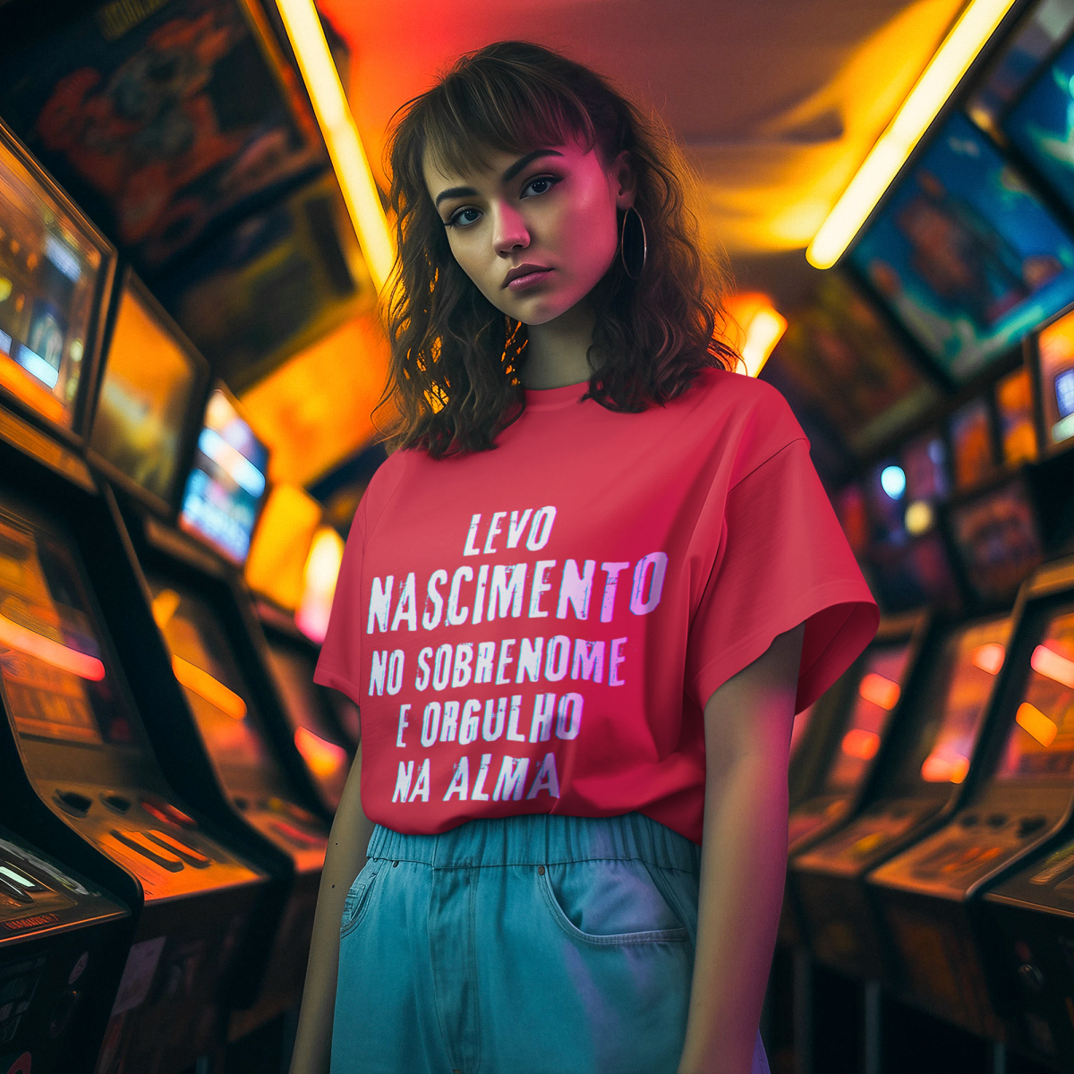 Camiseta Unissex Nascimento no Nome, Orgulho na Alma (Malha Quality)