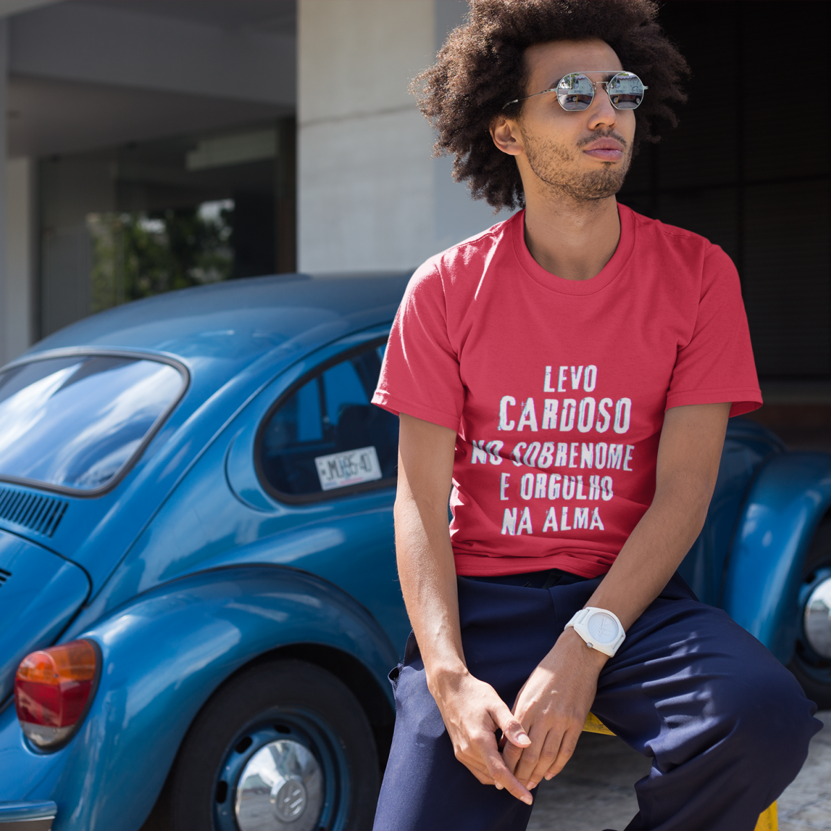 Camiseta Unissex Cardoso no Nome, Orgulho na Alma (Malha Quality)