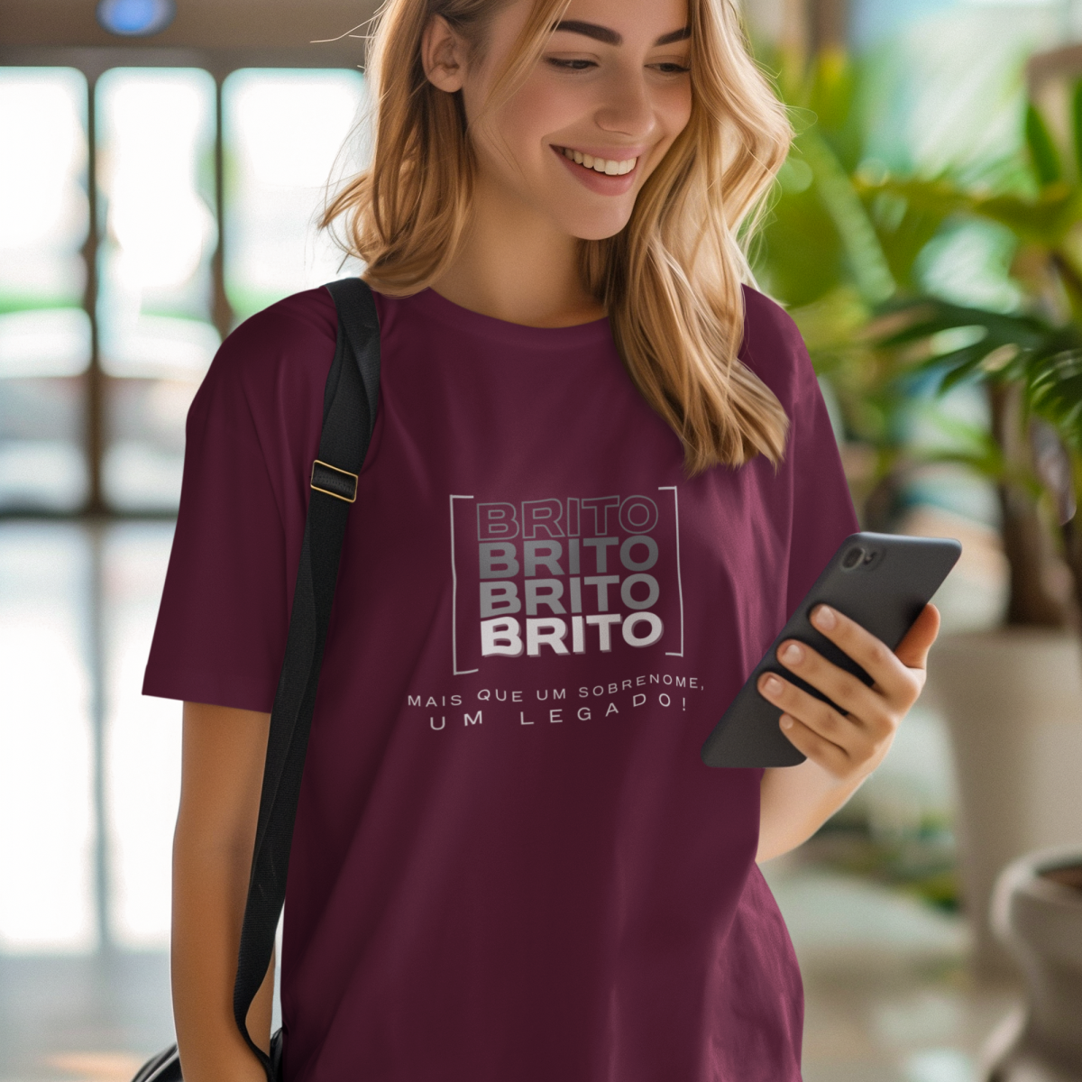 Camiseta Unissex “Brito, Mais que um Sobrenome, um Legado!” – Vista o Legado (Malha Quality)