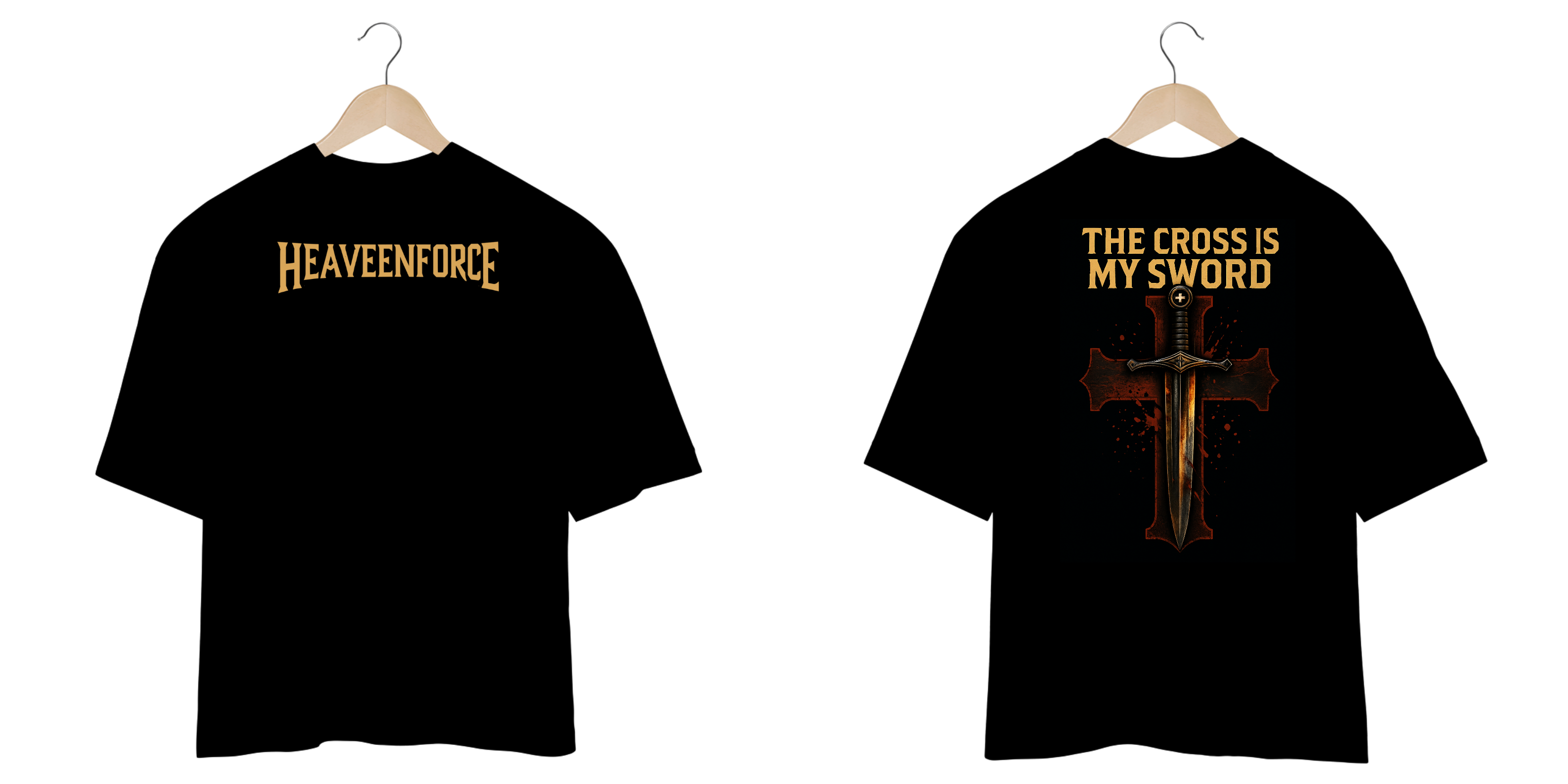Nome do produto: Oversized - The Cross is My Sword