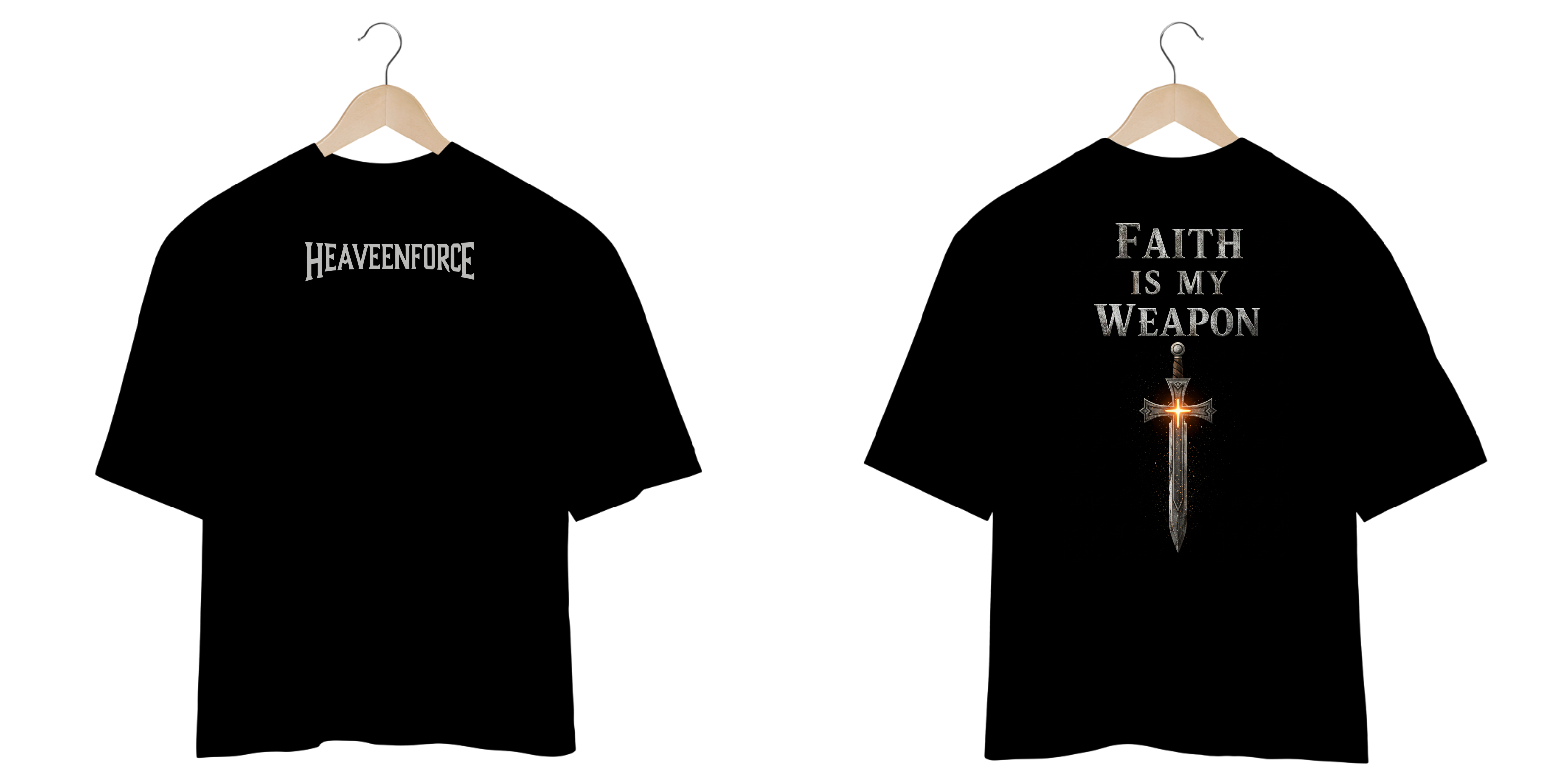 Nome do produto: Oversized - Faith is my Weapon