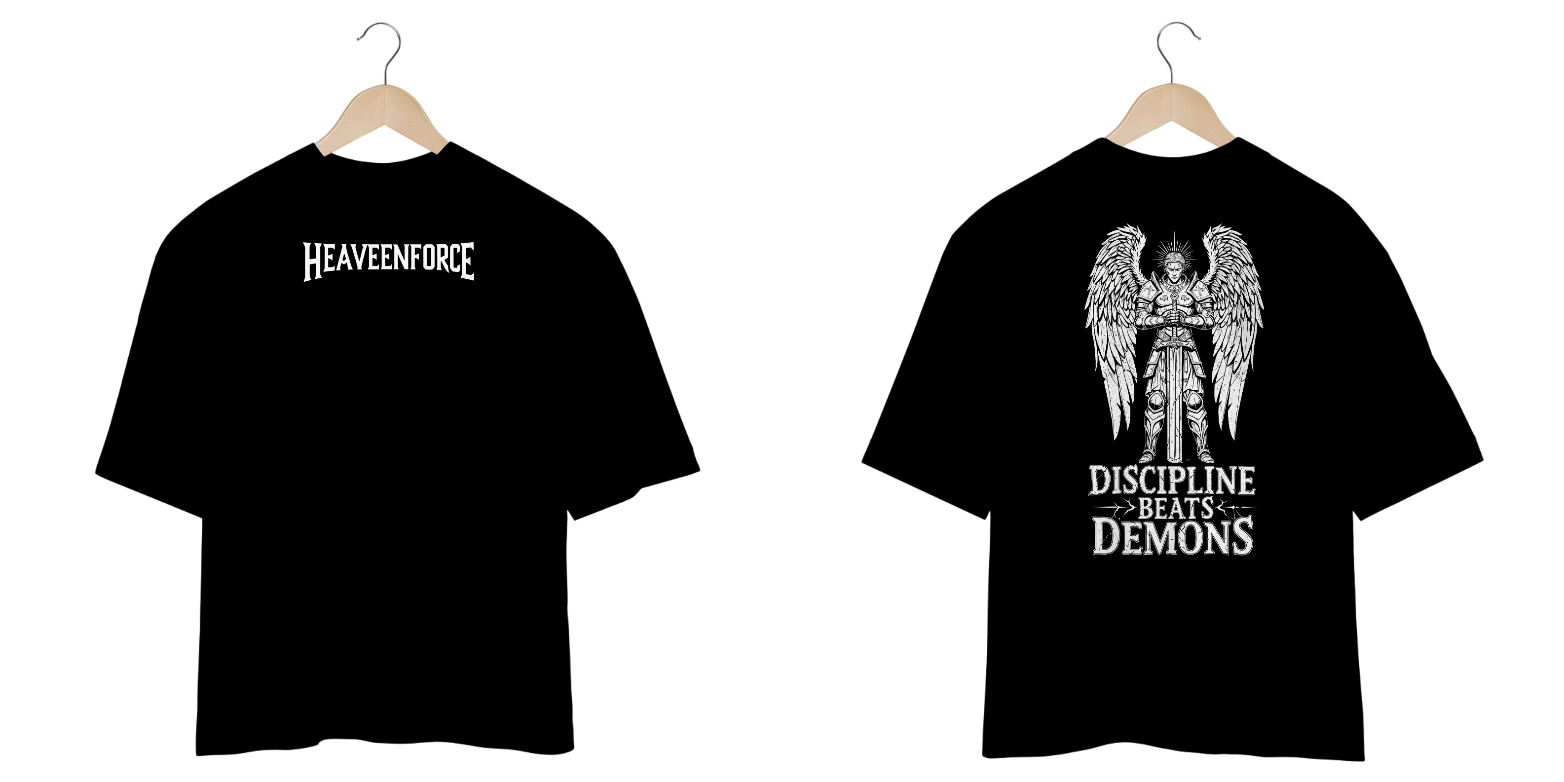 Nome do produto: Oversized - Discipline beats Demons