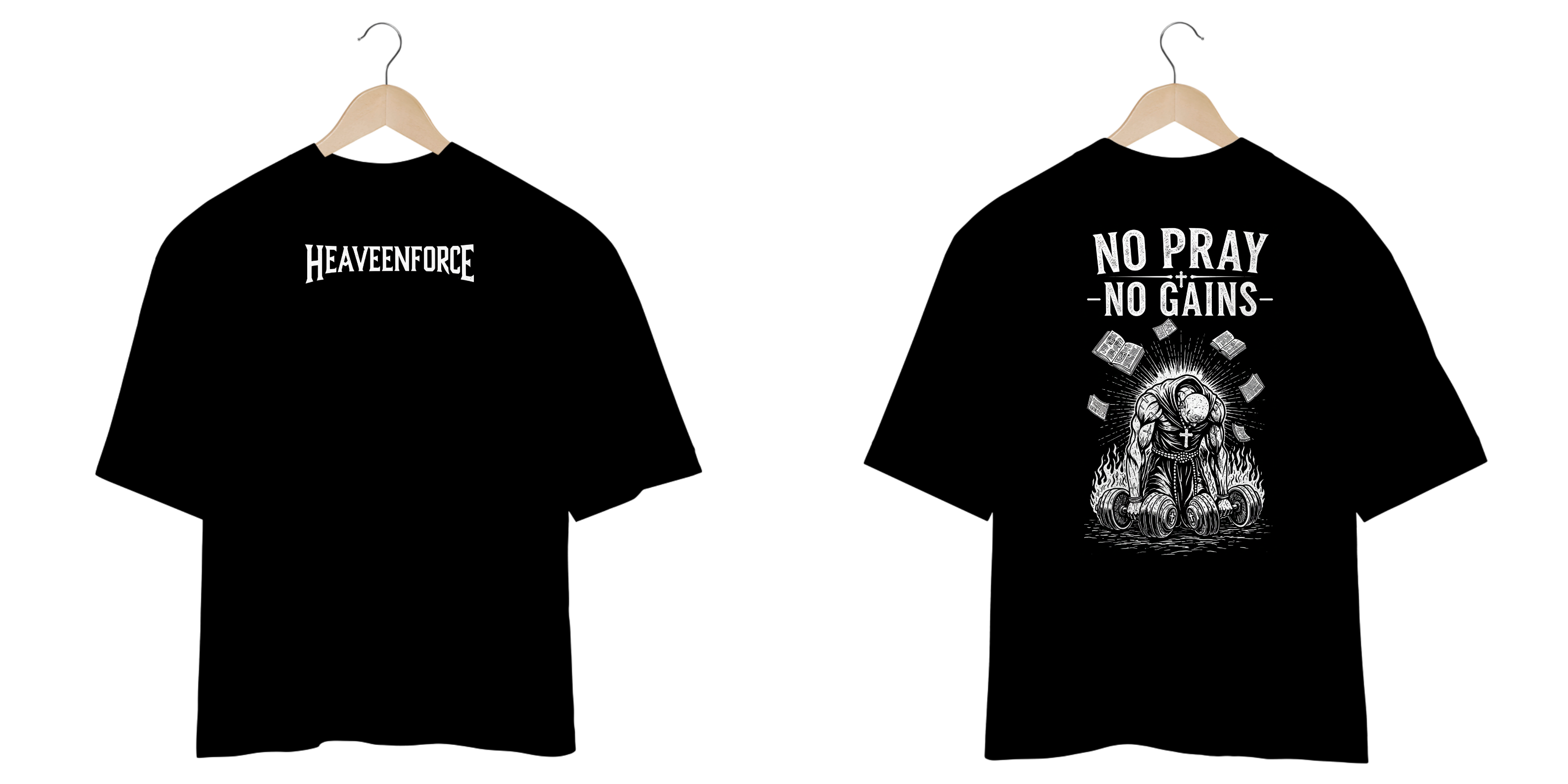 Nome do produto: Oversized - No Pray No Gains