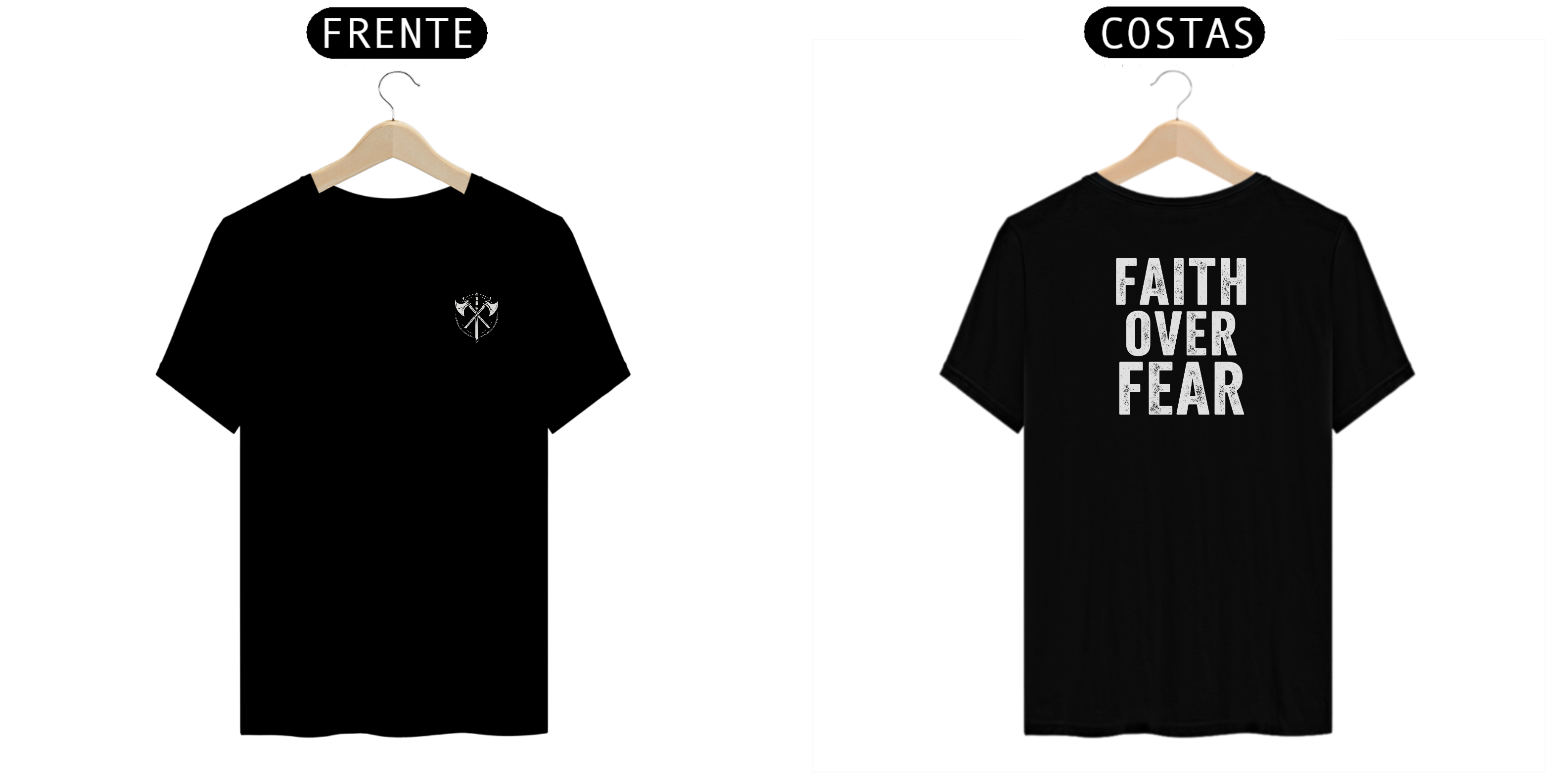 Nome do produto: Camiseta - Faith Over Fear