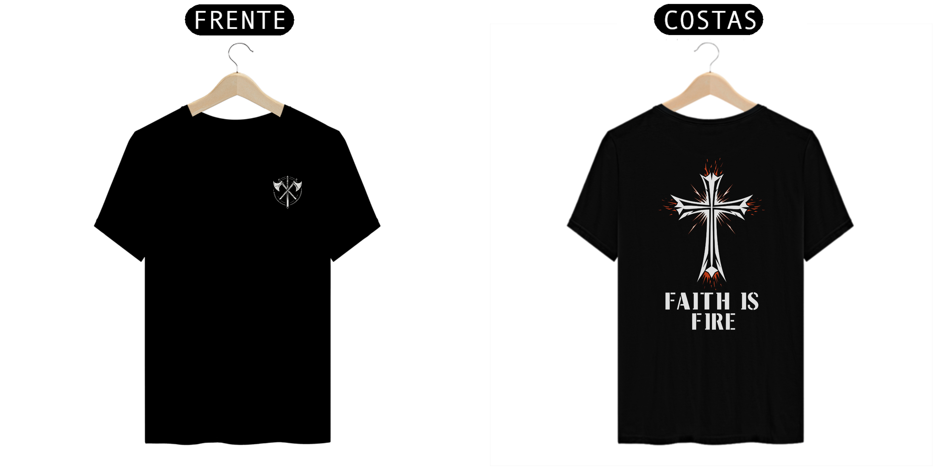Nome do produto: Camiseta - Faith is Fire