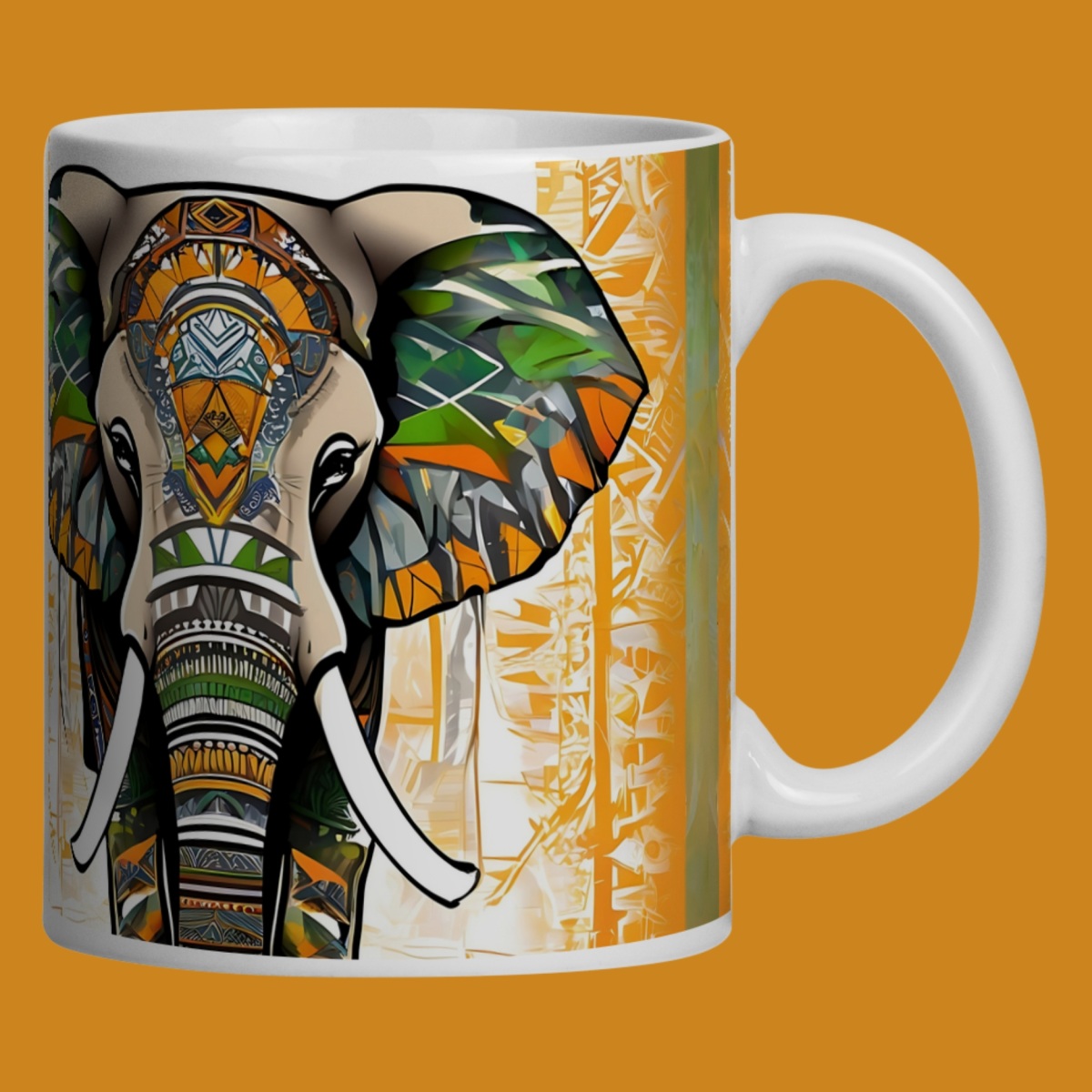 Nome do produto: ARTEMÍSIA Canecas – ‘Elefante – Animais de Poder’ - 03