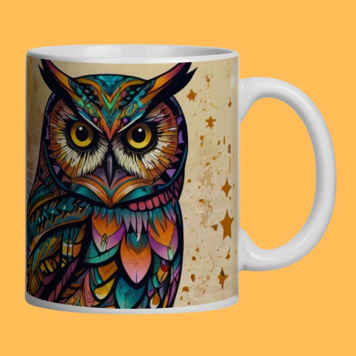 Nome do produto: ARTEMÍSIA Canecas – ‘Coruja - Animais de Poder’ - 04