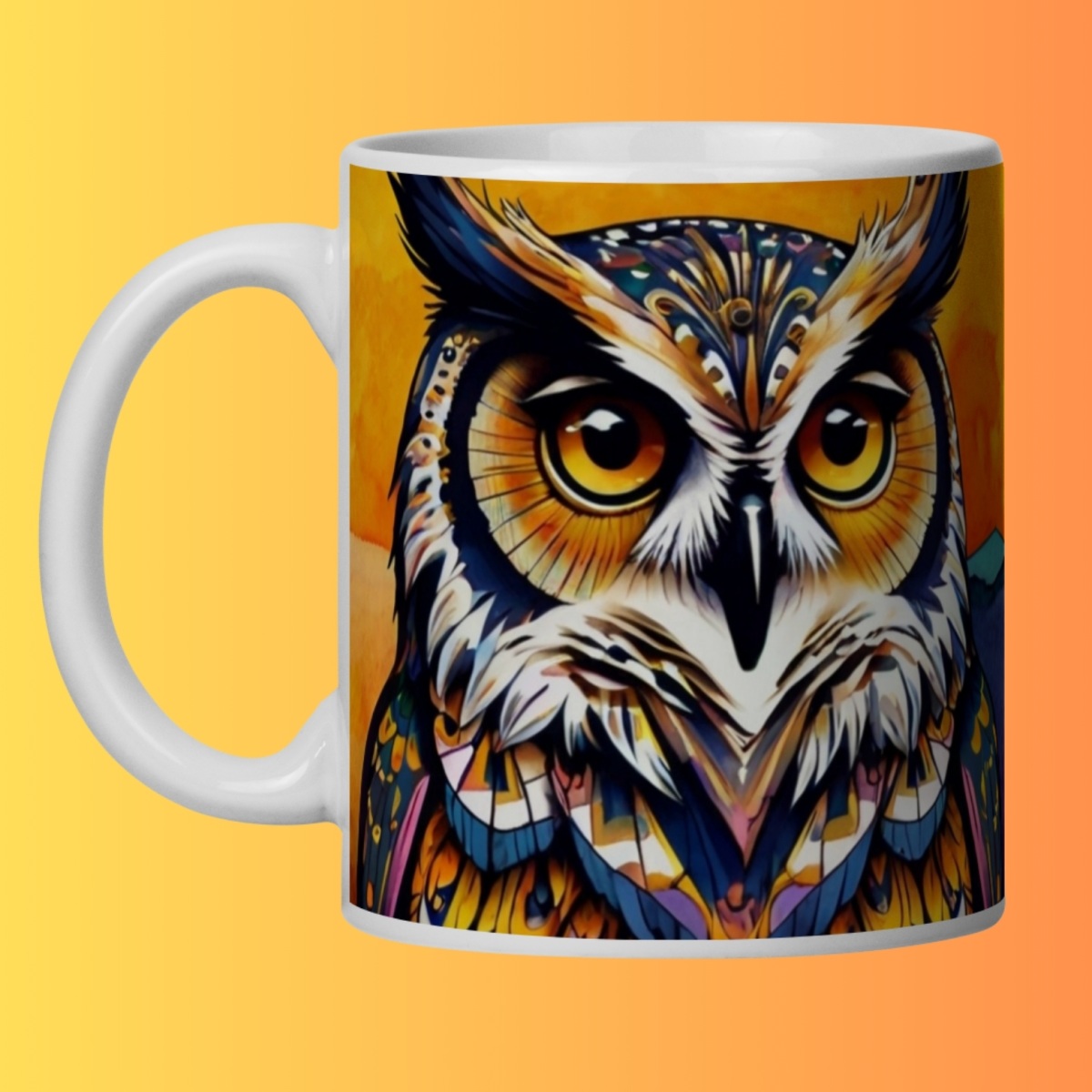 Nome do produto: ARTEMÍSIA Canecas – ‘Coruja - Animais de Poder’ - 05