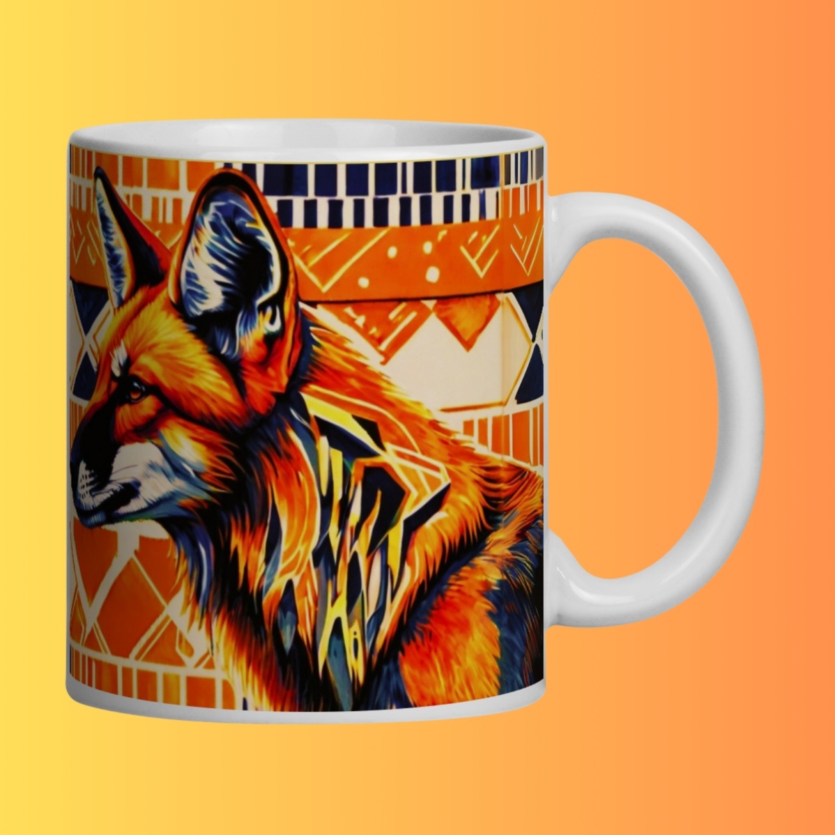 Nome do produto: ARTEMÍSIA Canecas – ‘Lobo-guará – Cerrado Brasileiro’ - 05