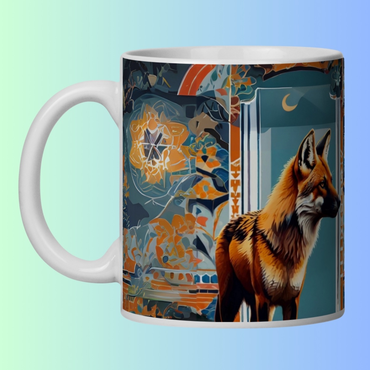 Nome do produto: ARTEMÍSIA Canecas – ‘Lobo-guará – Cerrado Brasileiro’ - 10