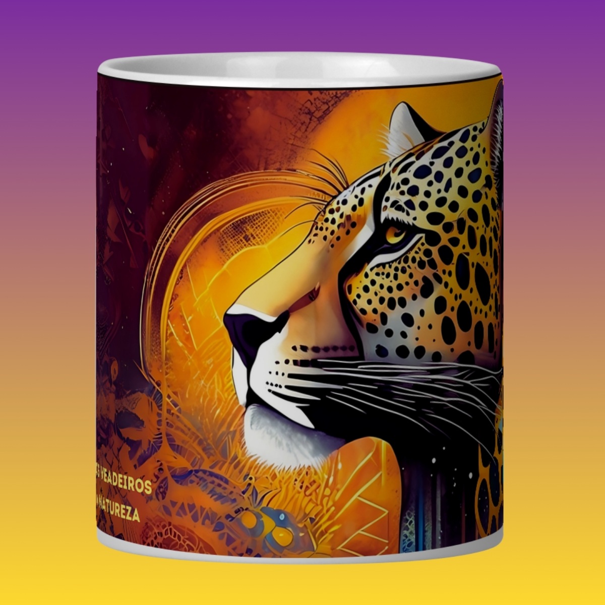 Nome do produto: ARTEMÍSIA Canecas – ‘Onça-pintada – Cerrado Brasileiro’ - 01