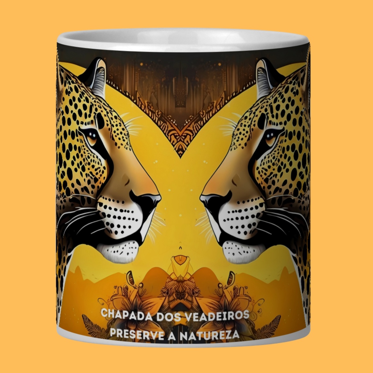 Nome do produto: ARTEMÍSIA Canecas – ‘Onça-pintada – Cerrado Brasileiro’ - 03
