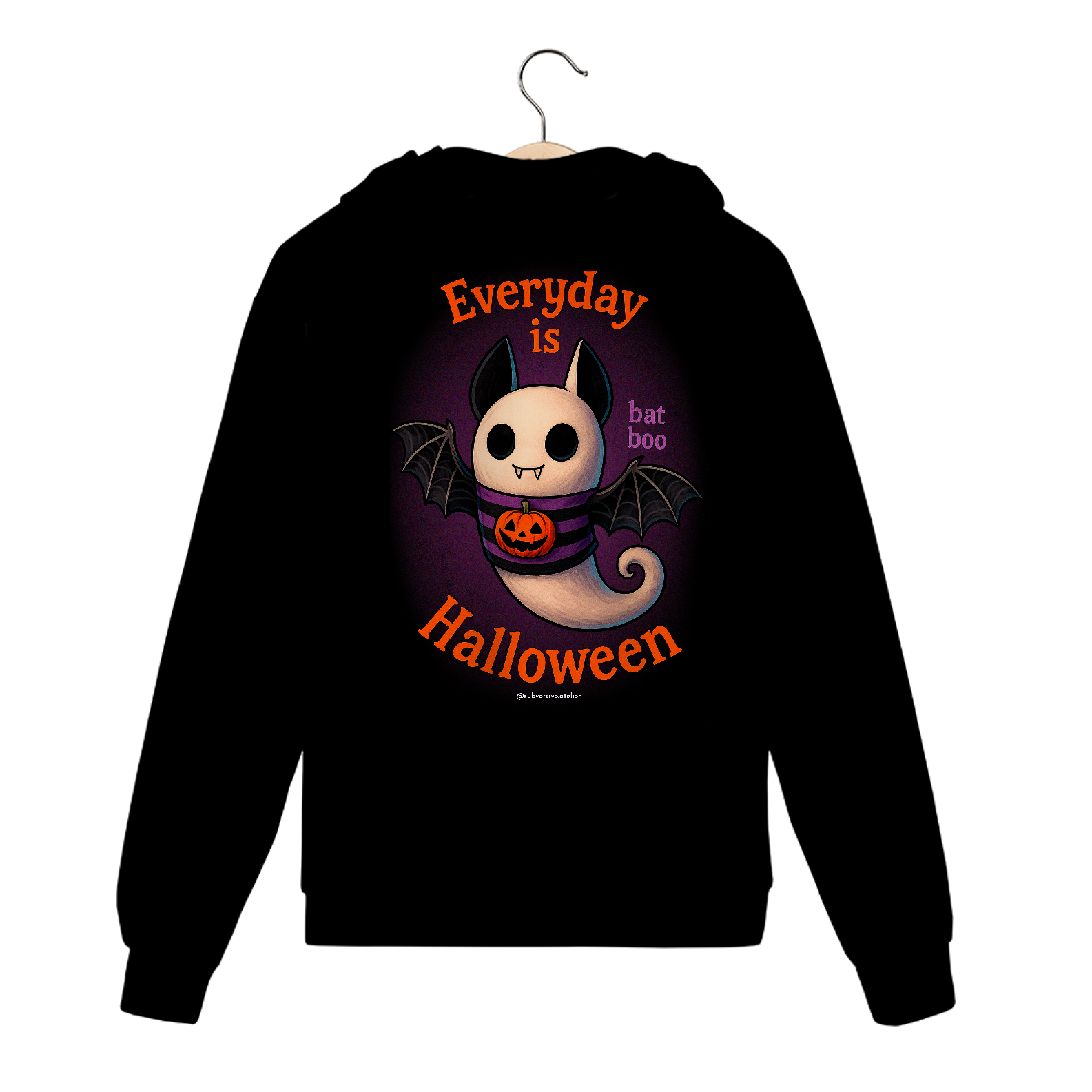 Moletom com Zíper Bat Boo