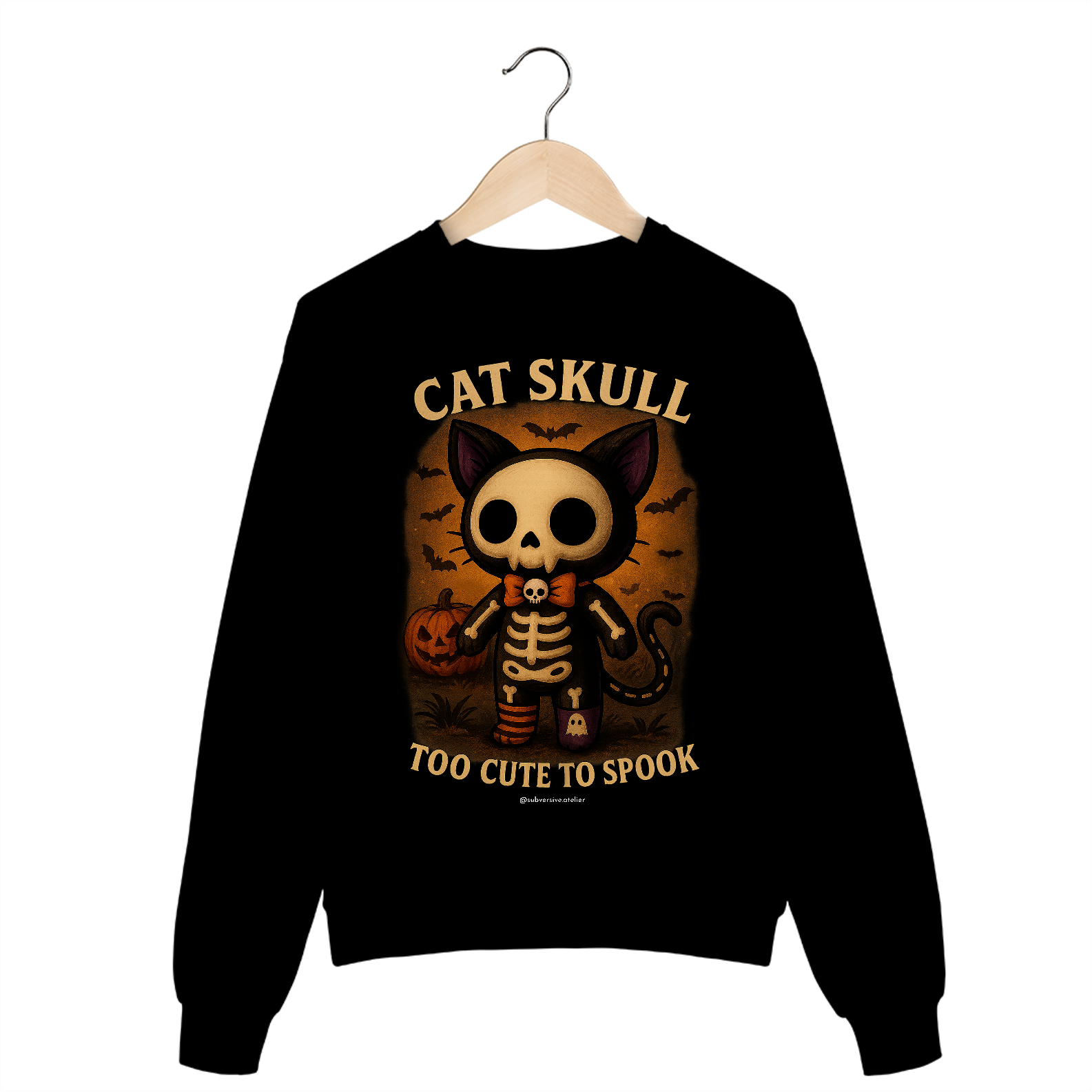 Moletom Cat Skull