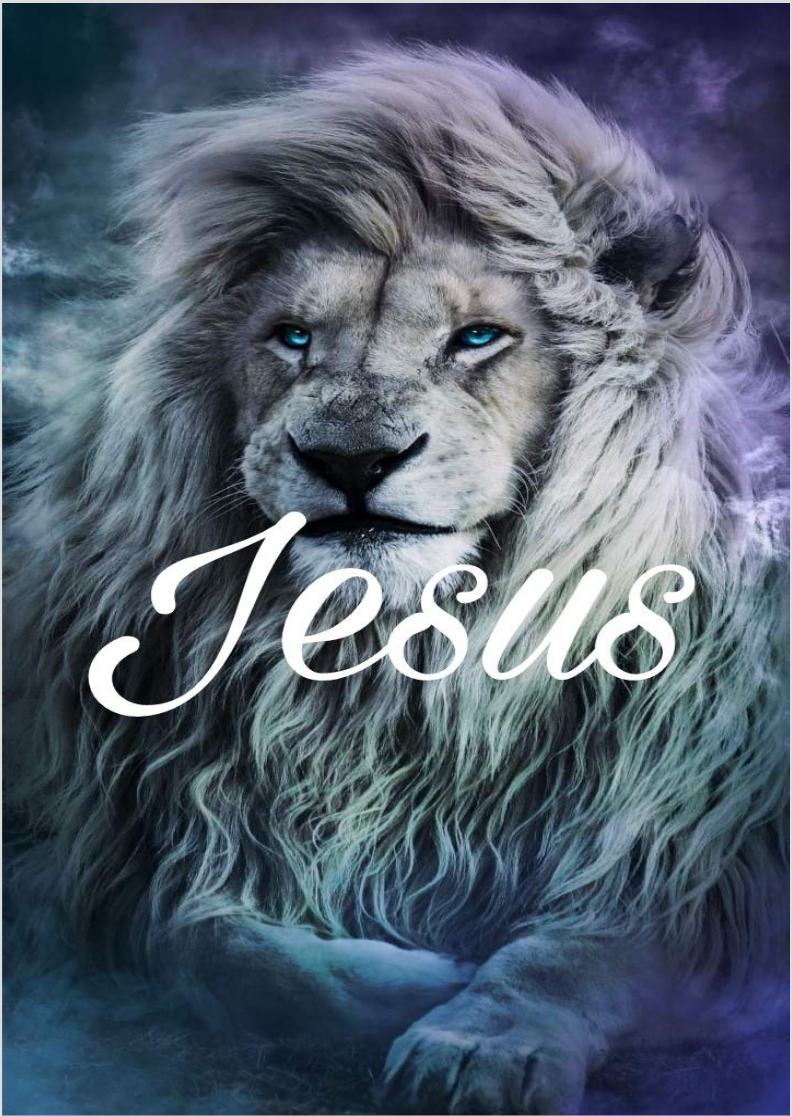 Nome do produto: POSTER JESUS E O LEÃO