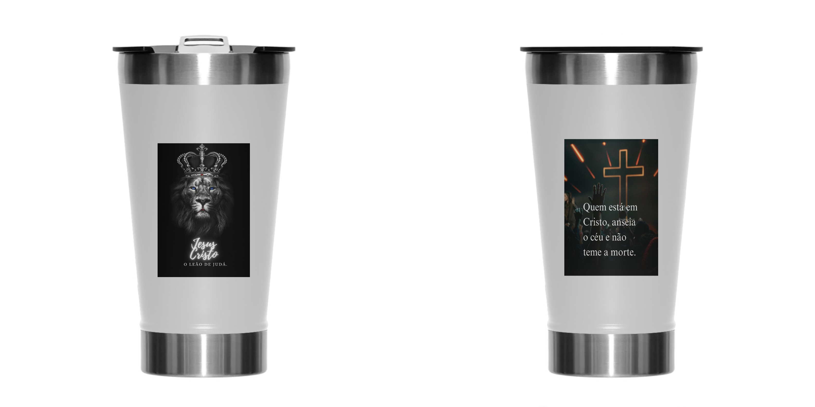 Nome do produto: COPO TÉRMICO REI LEÃO