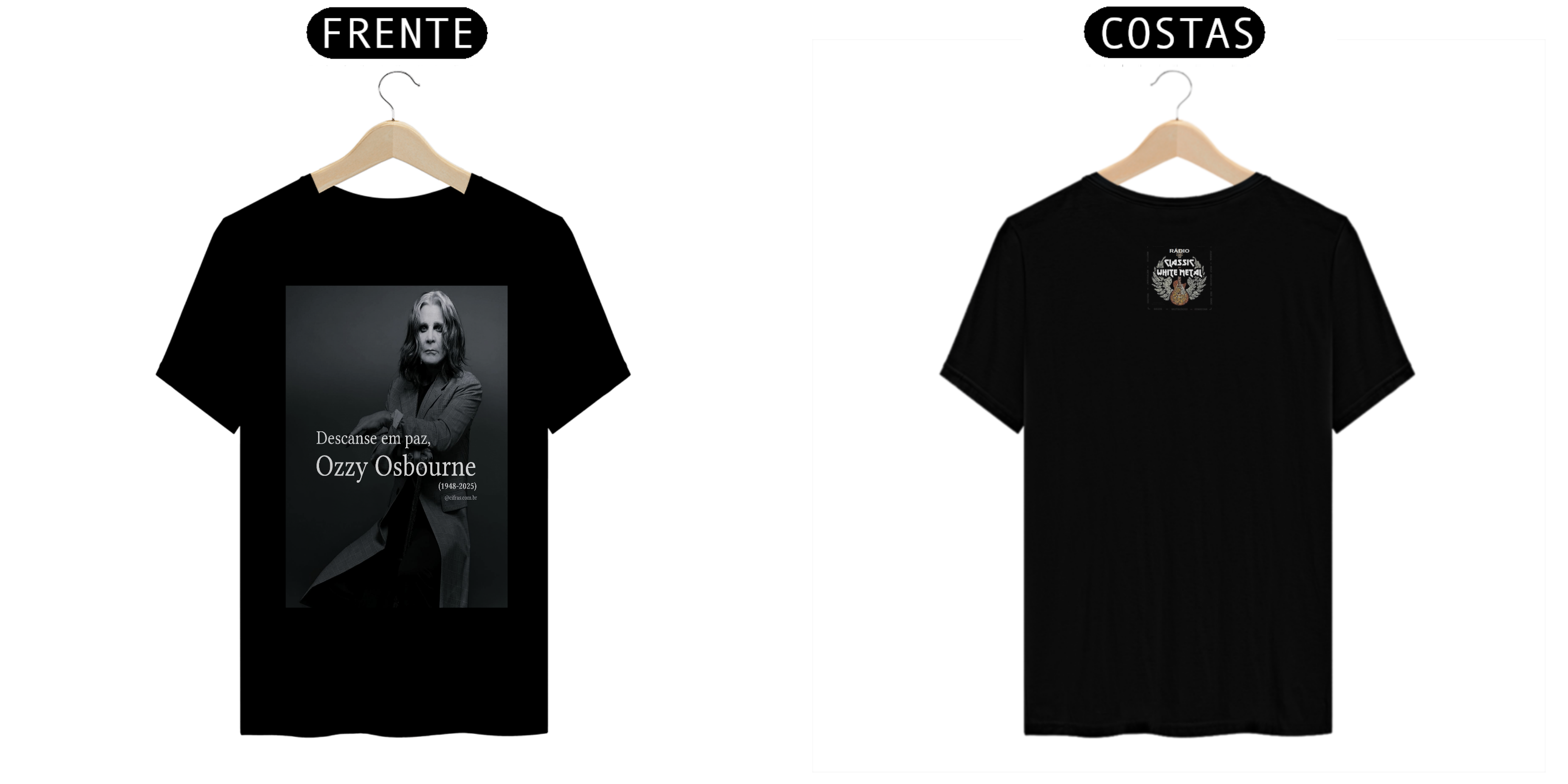 Nome do produto: Camisa OZZY LUTO