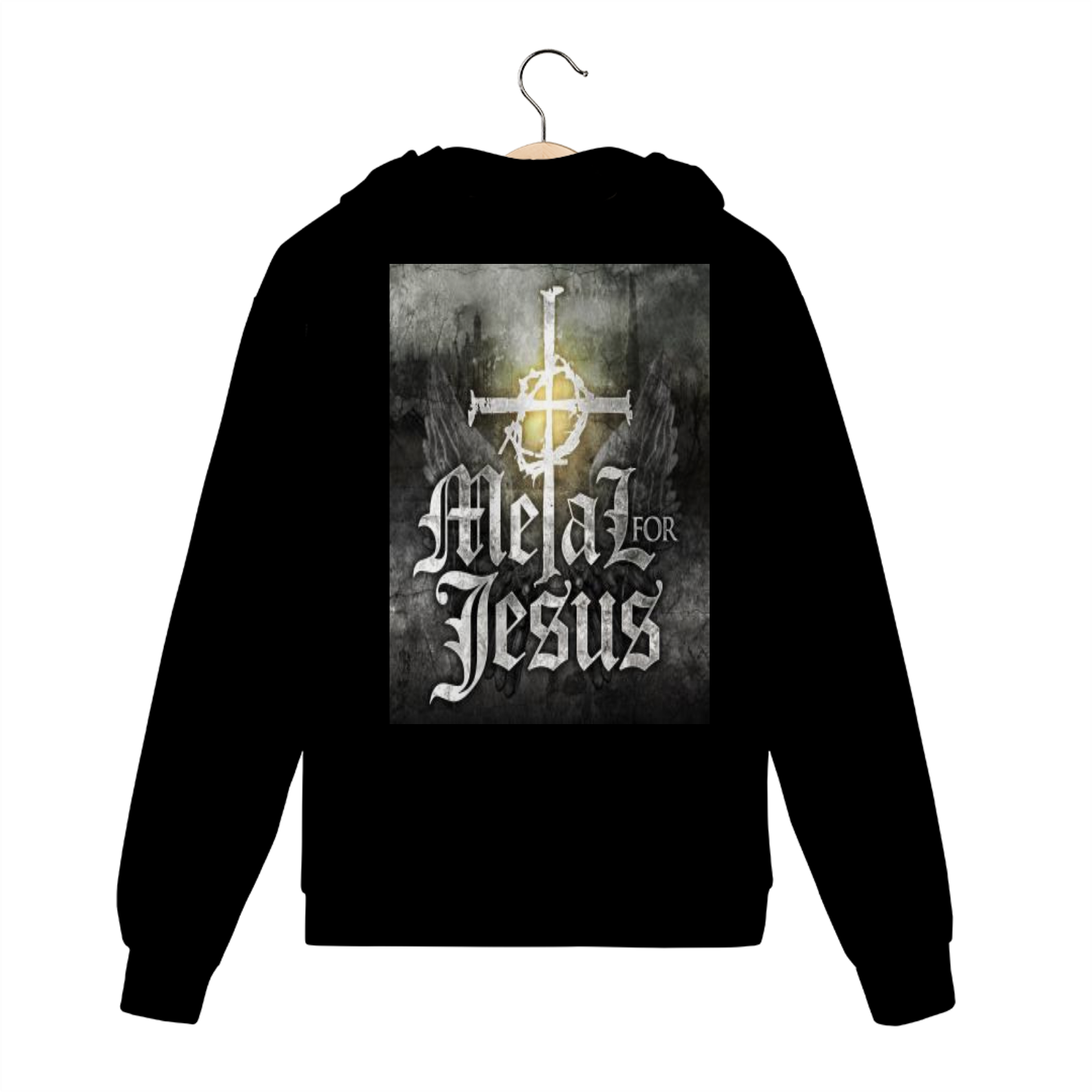 Nome do produto: CASACO ZIPER JESUSMETAL
