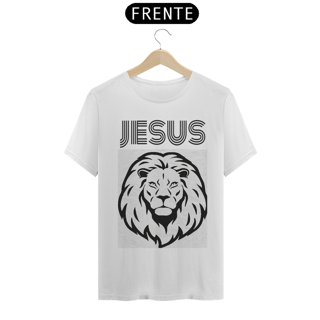Camiseta Masc. Quality - Jesus e Leão