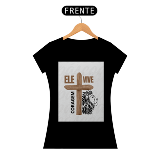 Camiseta Fem. Baby Classic - Ele Vive