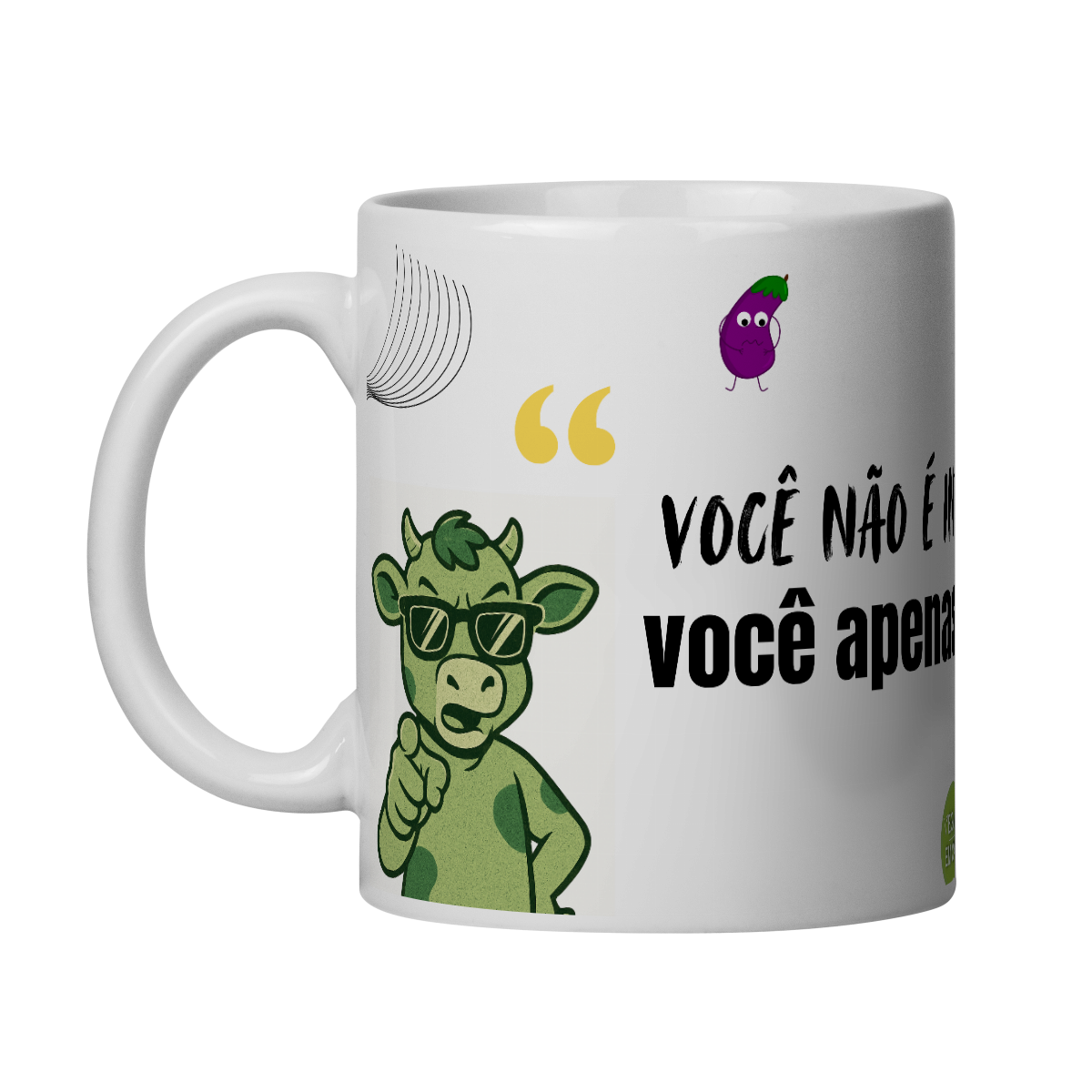 Nome do produto: Caneca Vegano em Casa 1