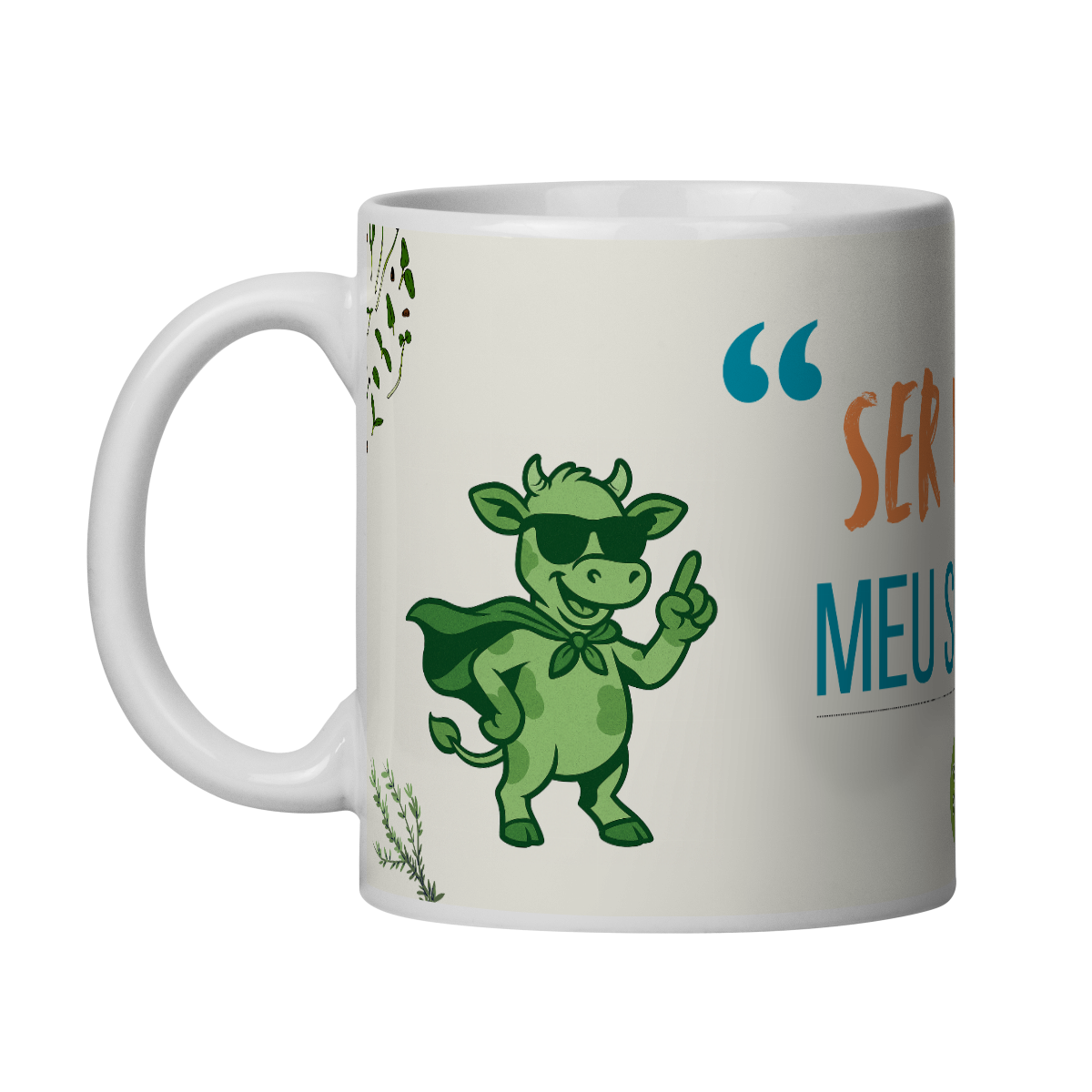 Nome do produto: Caneca Vegano em Casa 2