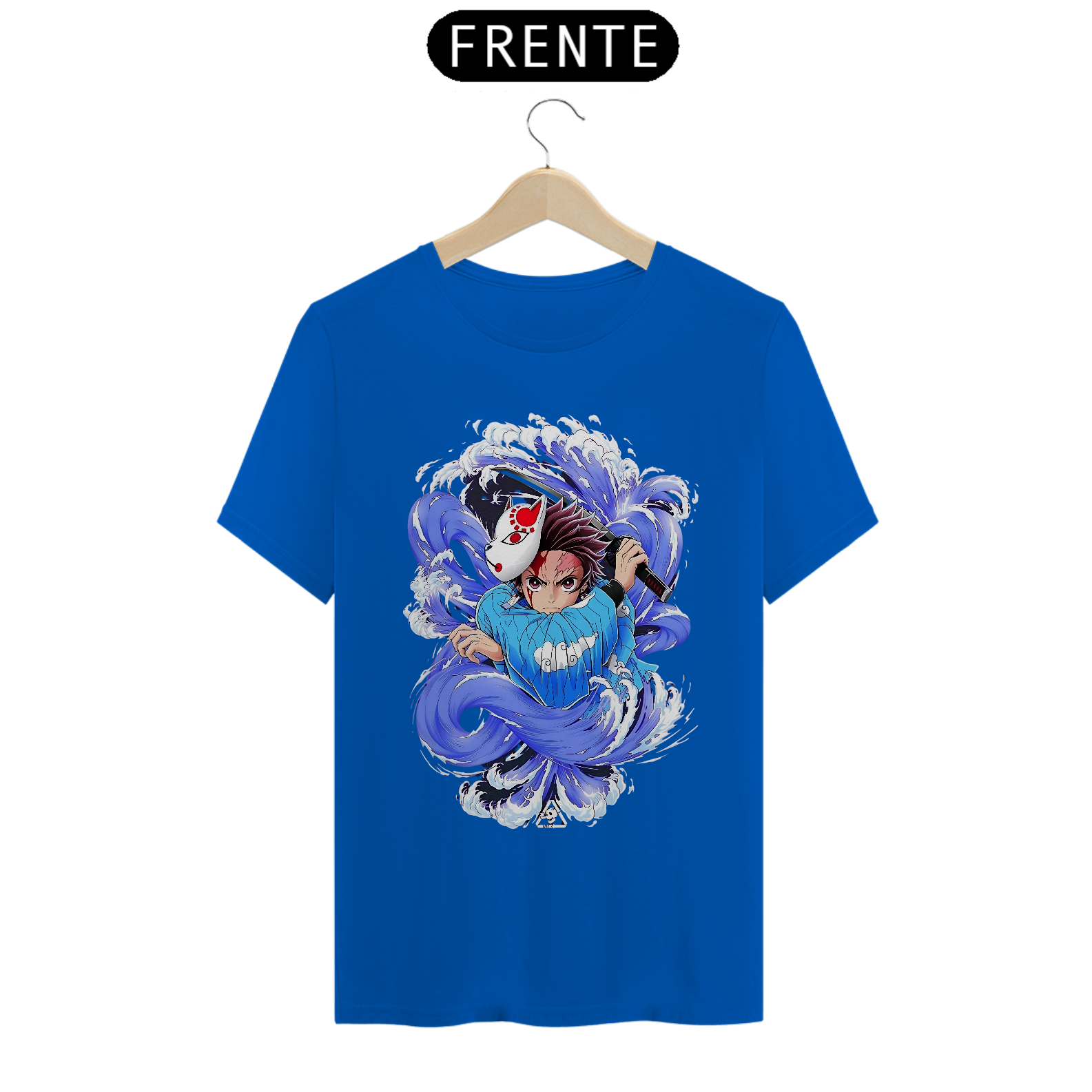 Camiseta Demon Slayer Tanjiro Blue Style