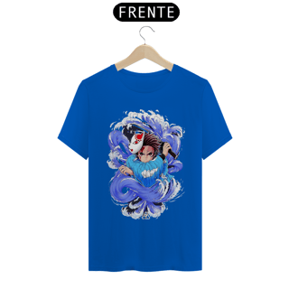 Camiseta Demon Slayer Tanjiro Blue Style