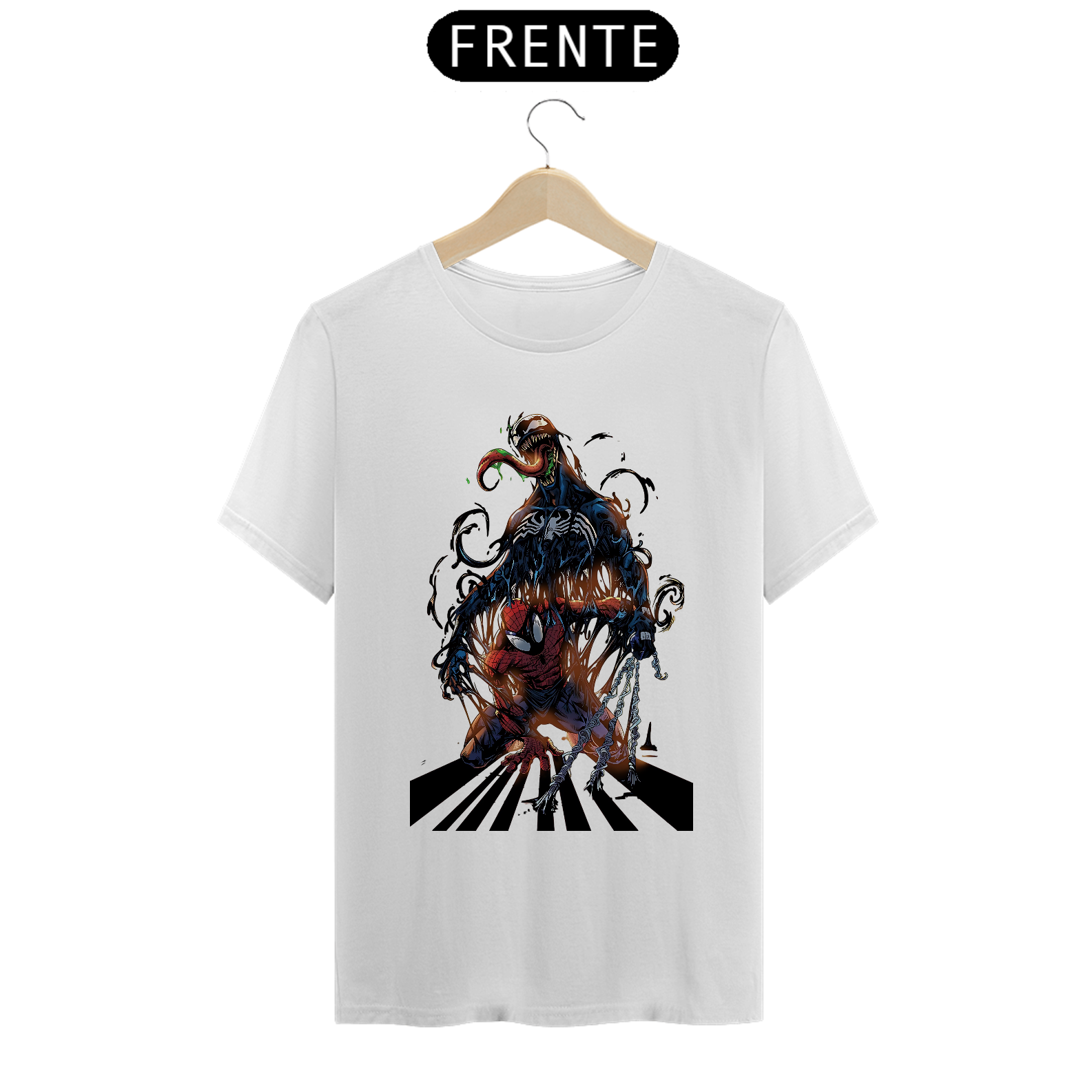 Nome do produto: Camiseta Homem Aranha Spider man VS Symbiote