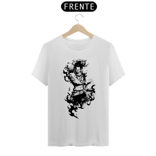 Camiseta One Piece Ace Black White