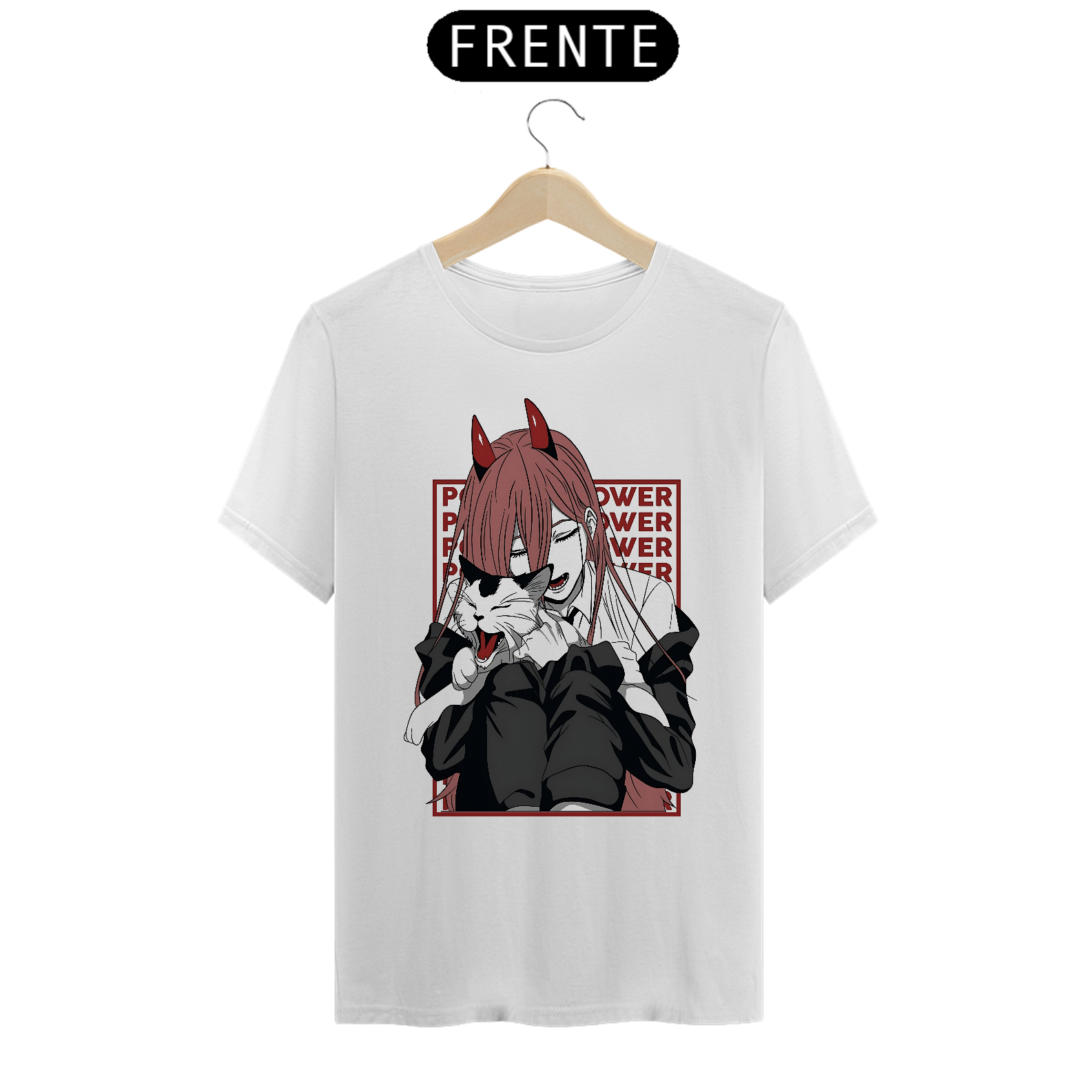 Camiseta Chainsaw Man Power Cat