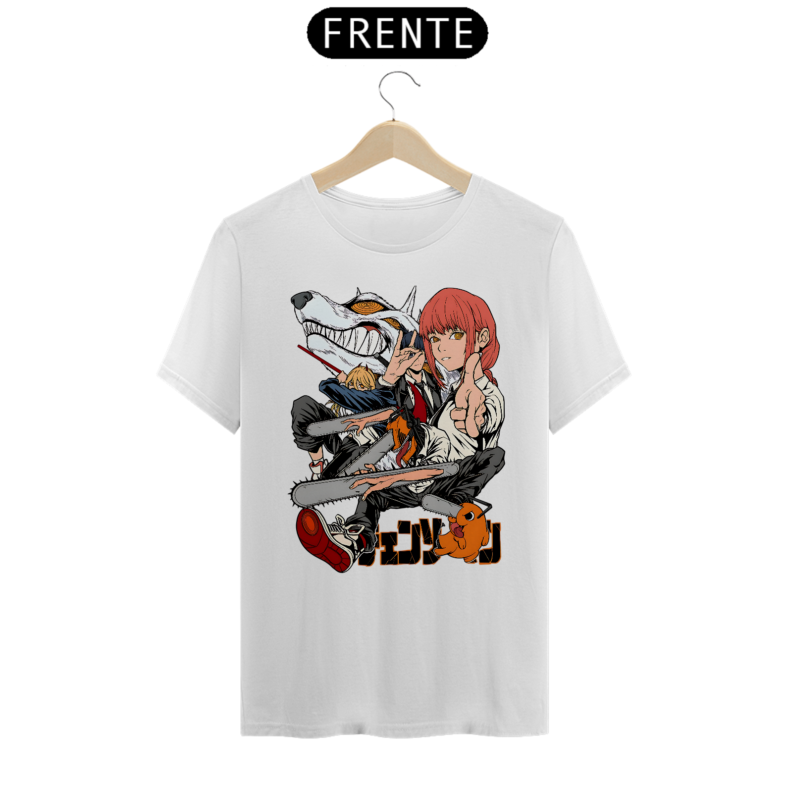Nome do produto: Camiseta Chainsaw Man Team