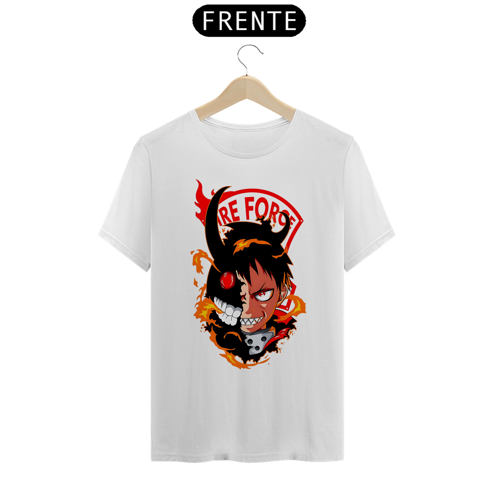 Camiseta Fire Force Shinra Face