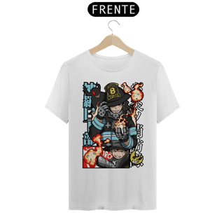 Camiseta Fire Force Shinra Kusakabe