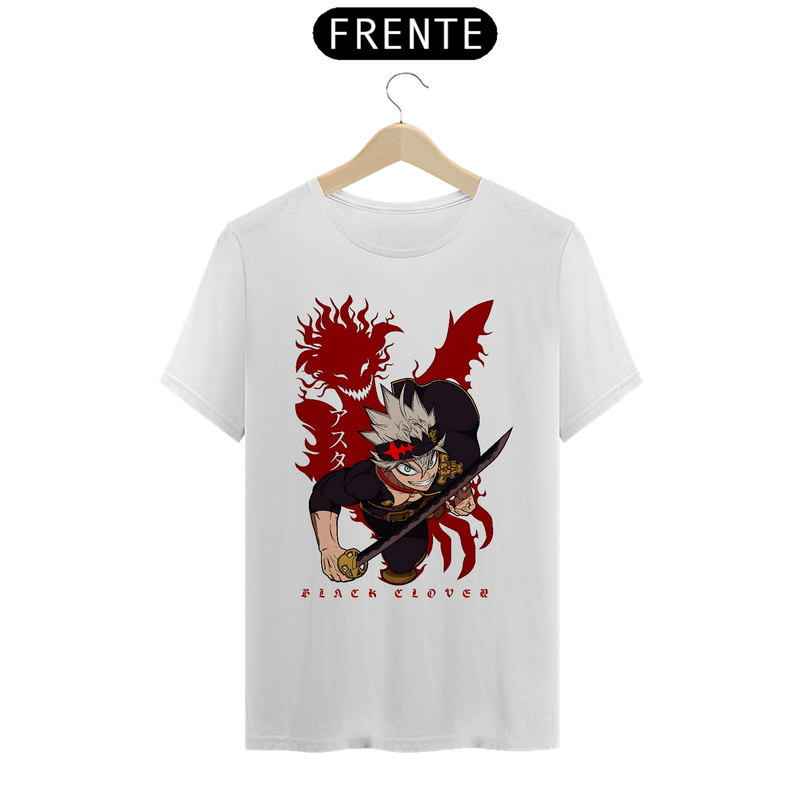 Camiseta Black Clover Asta