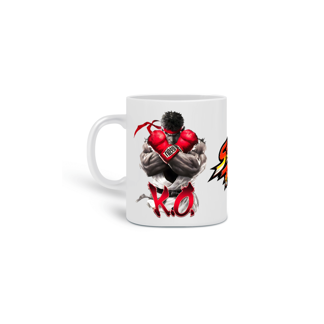 Caneca Street Fighter Ryu and Ken