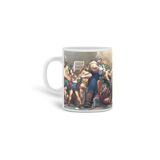 Caneca Street Fighter Personagens