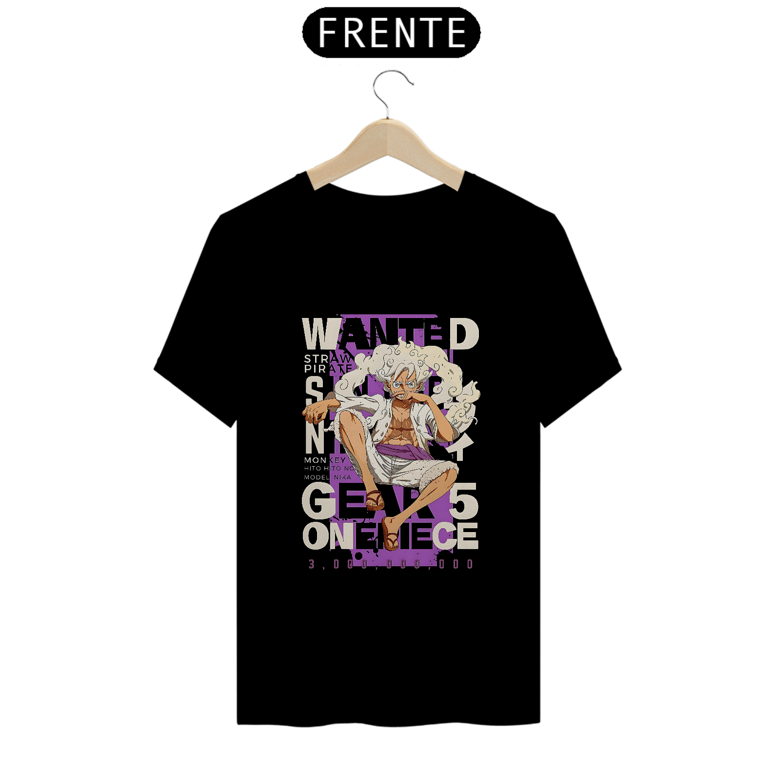 Camiseta One Piece Luffy Wanted