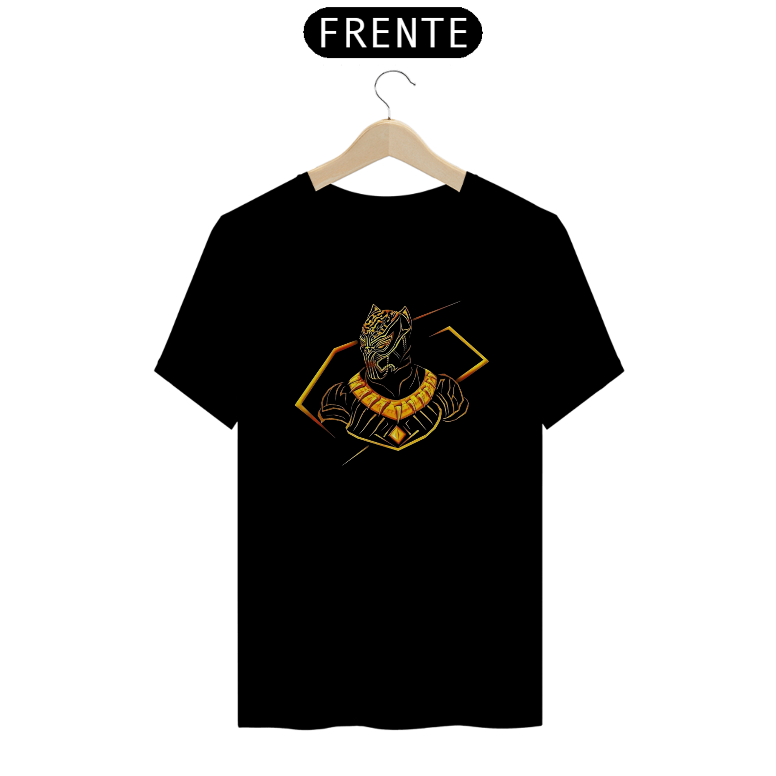 Nome do produto: Camiseta Pantera Negra Busto 