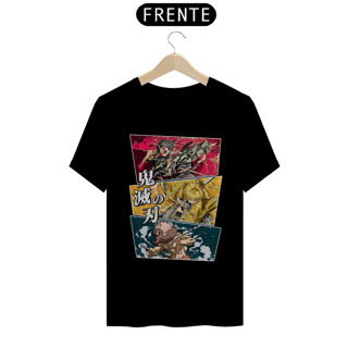 Camiseta Demon Slayer - Tanjiro, Zenitsu, Inosuke