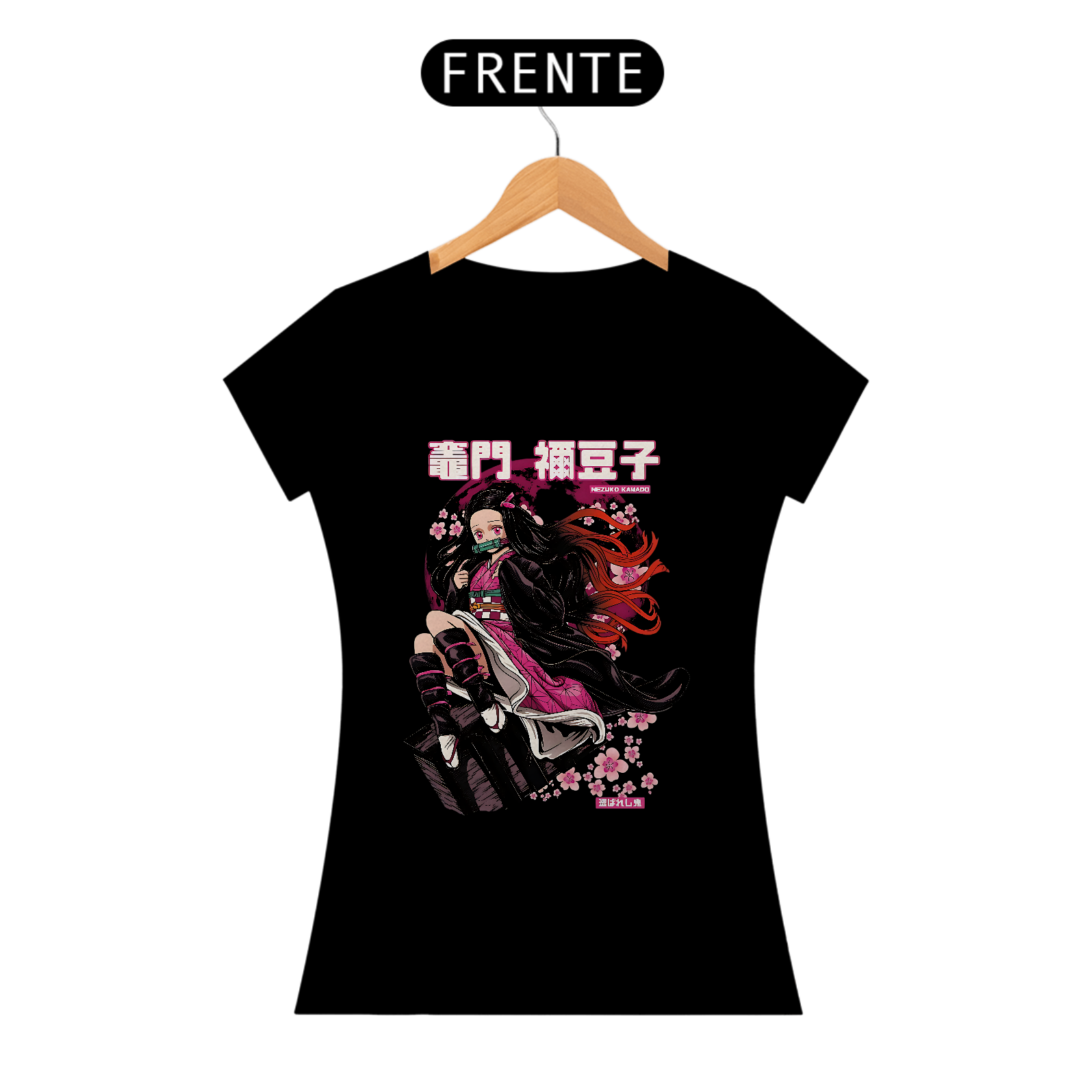 Camiseta Baby Long Demon Slayer Nezuko