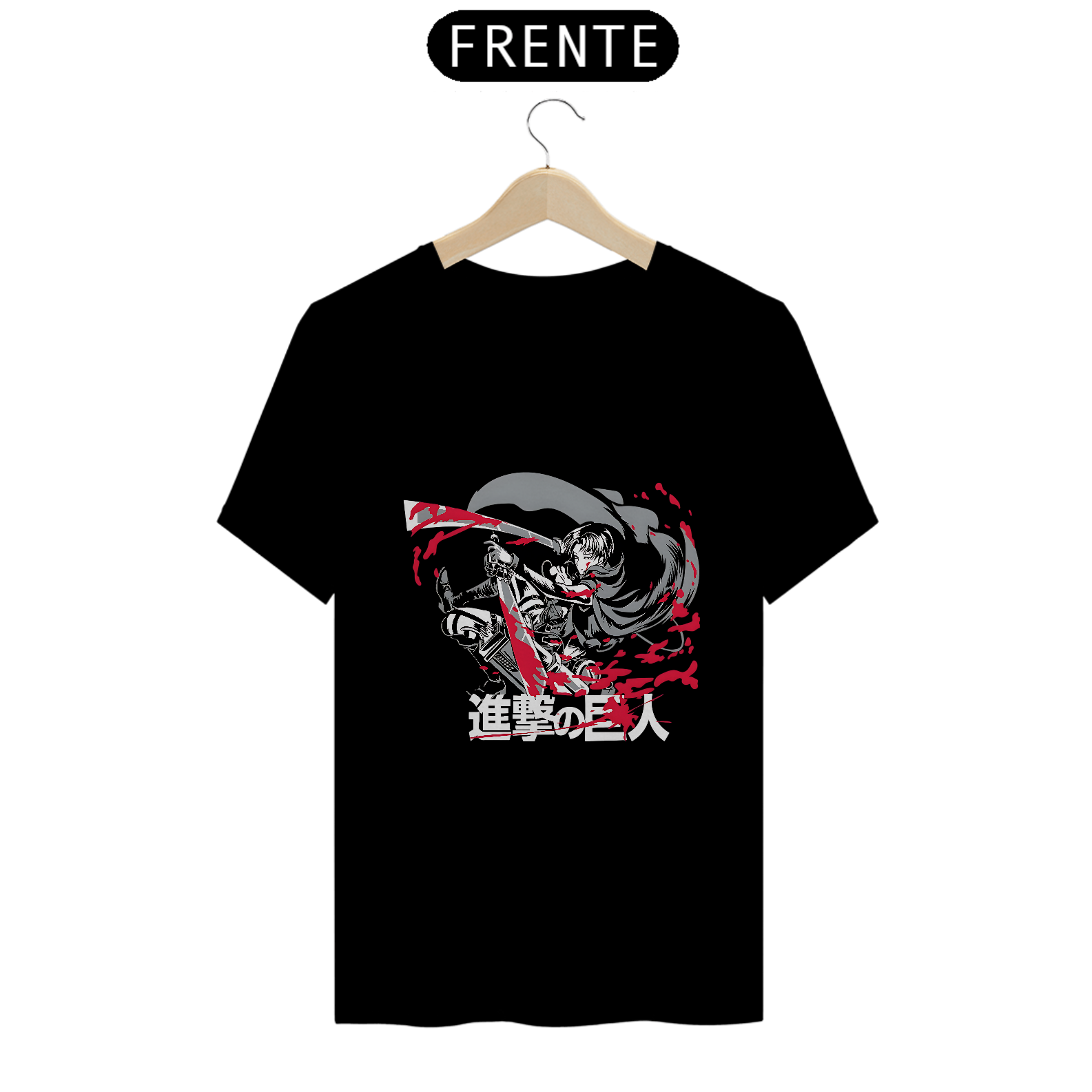 Camiseta Attack on Titan Levi