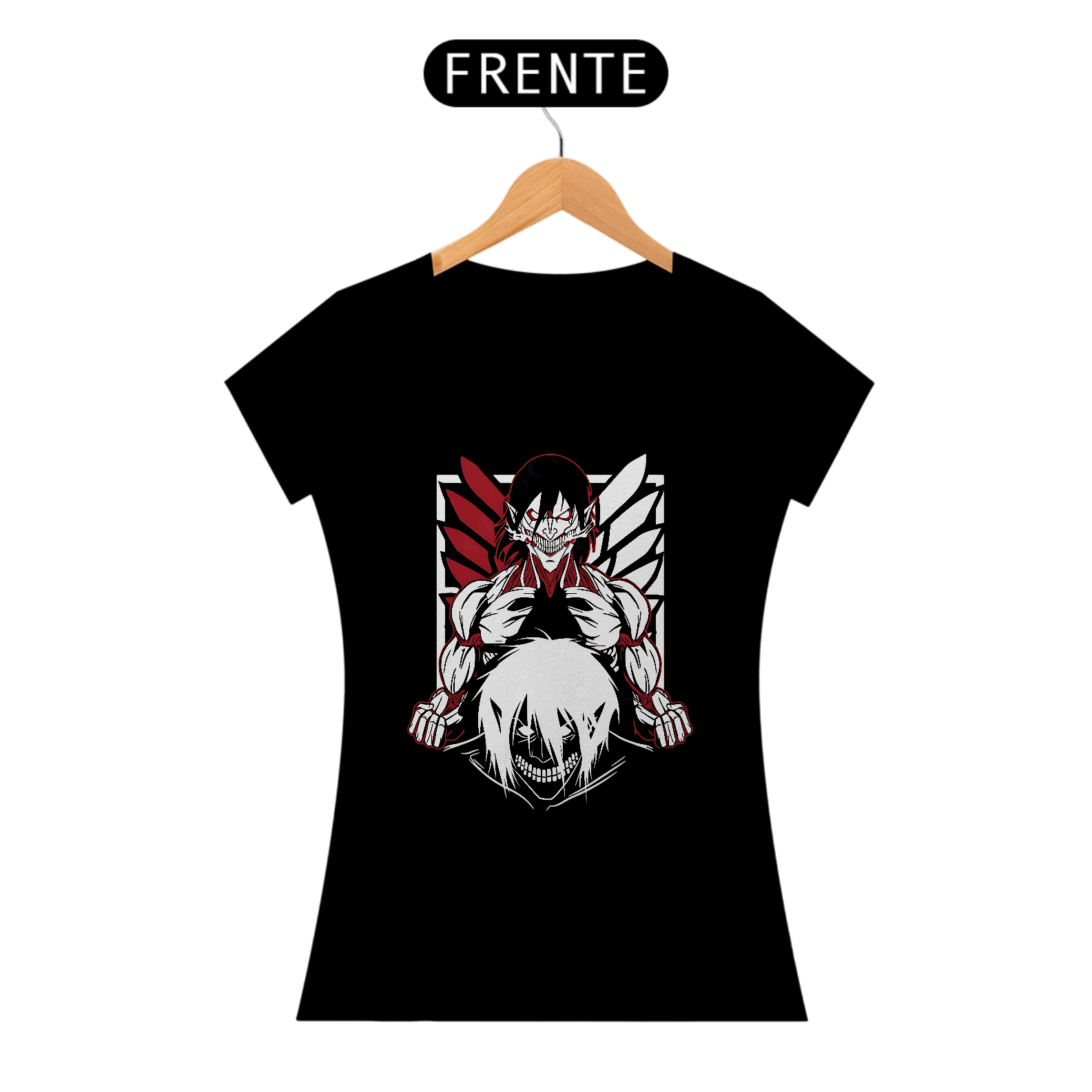 Camiseta Baby Long Attack on Titan - The Titan