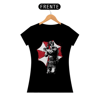Camiseta Baby Long Resident Evil Leon