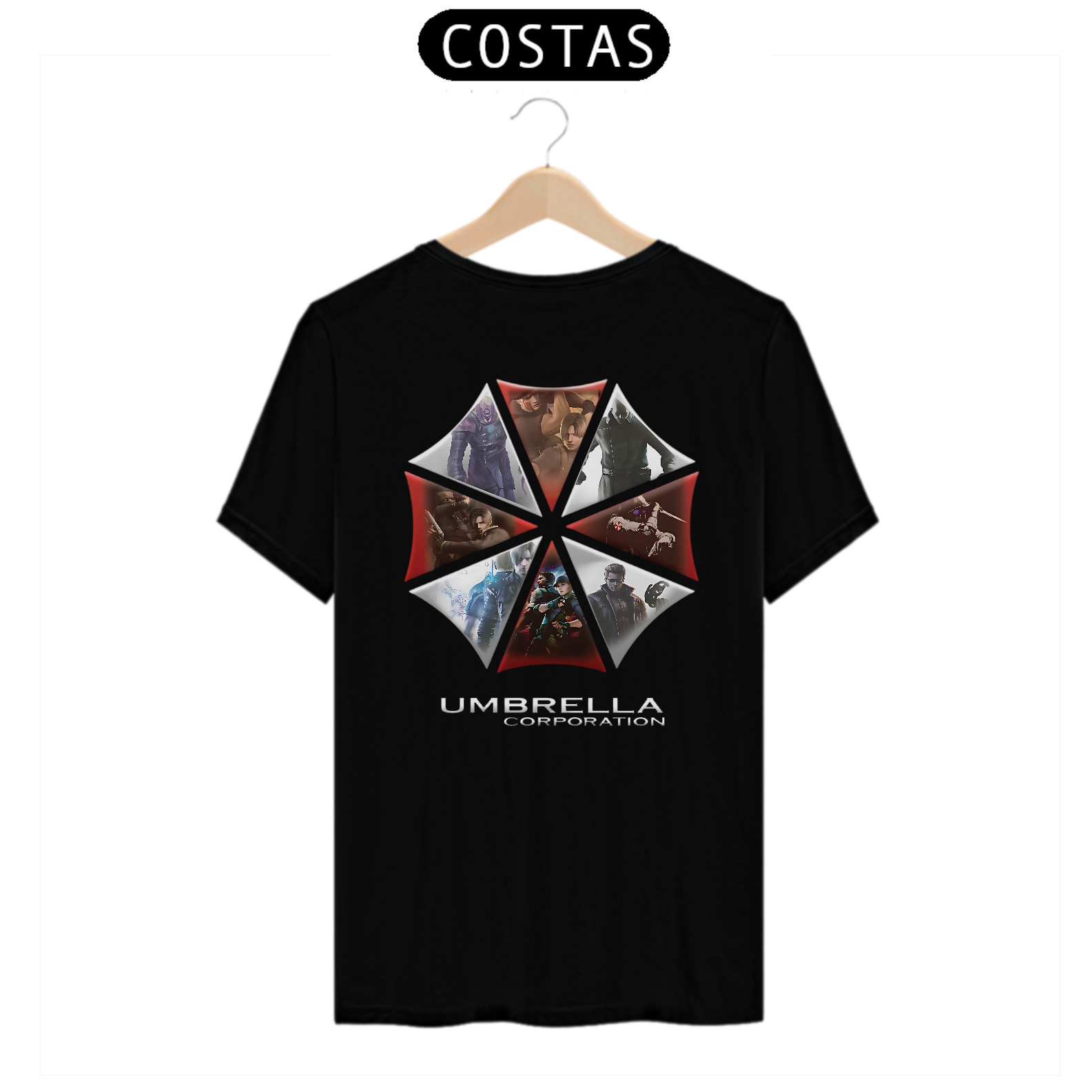 Camiseta Resident Evil Umbrella Eventos