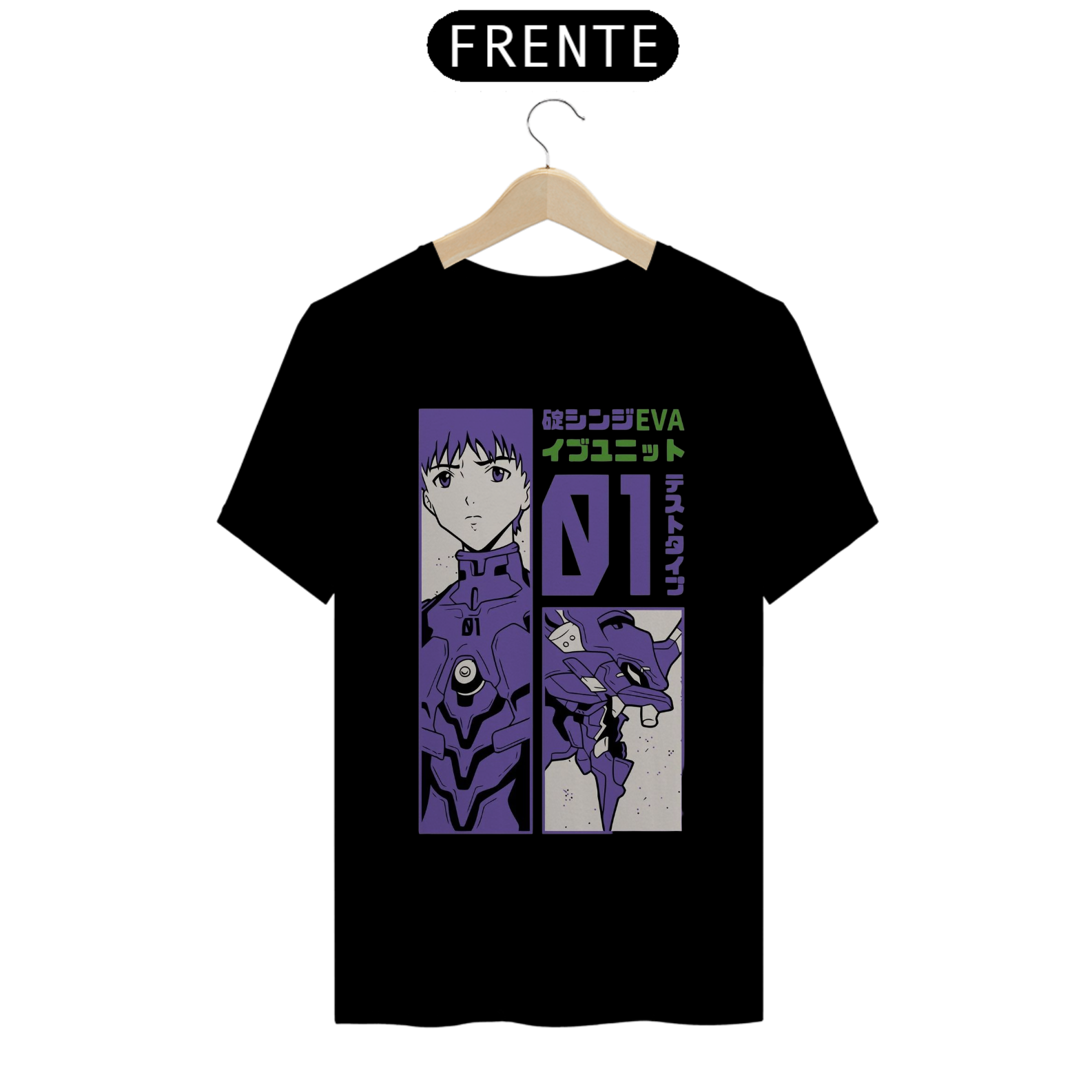 Camiseta Evangelion Shinji EVA 01 