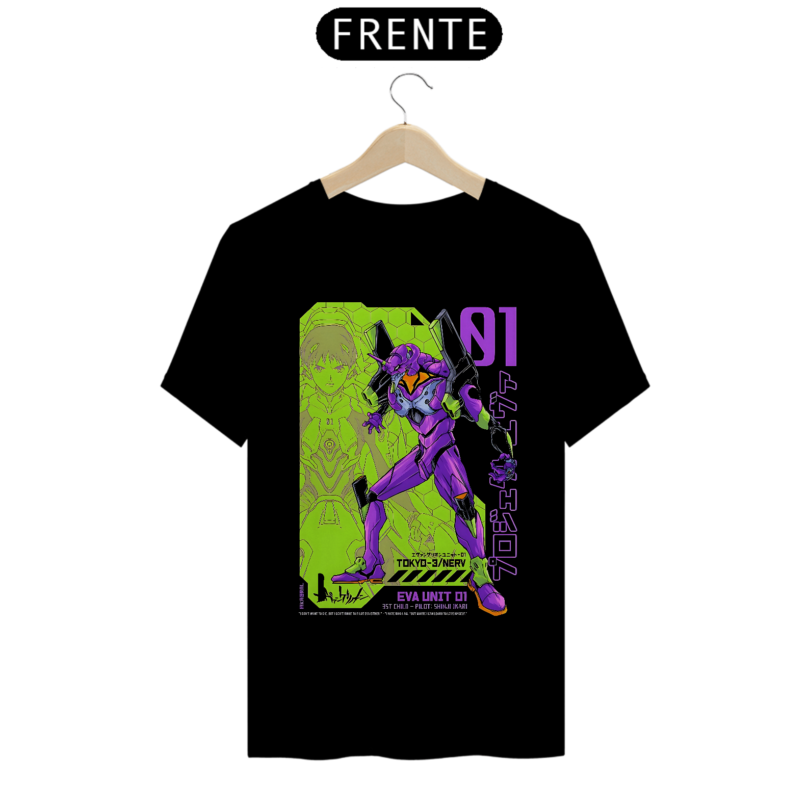 Camiseta Evangelion EVA Unit 01