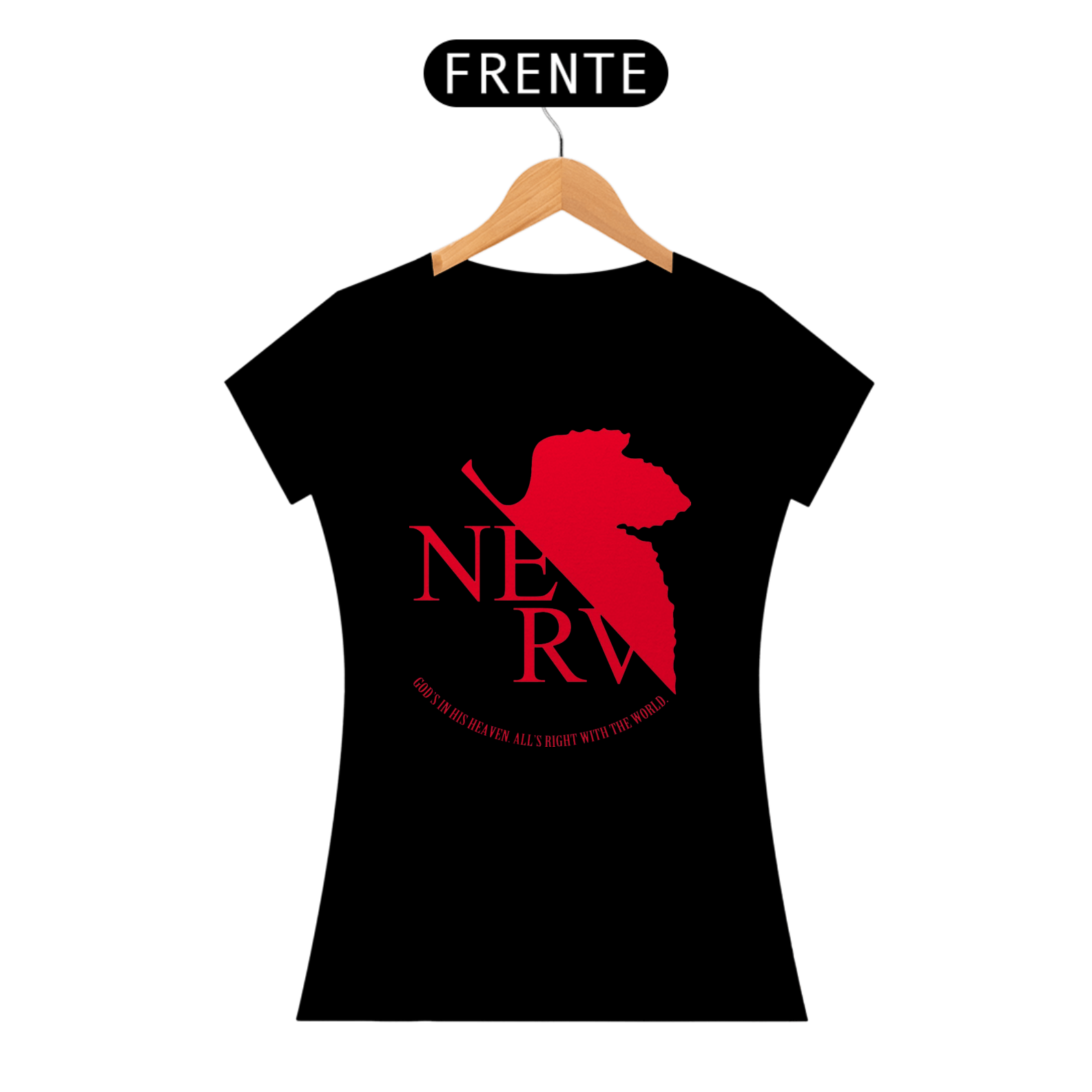Camiseta Baby Long Evangelion Nerv